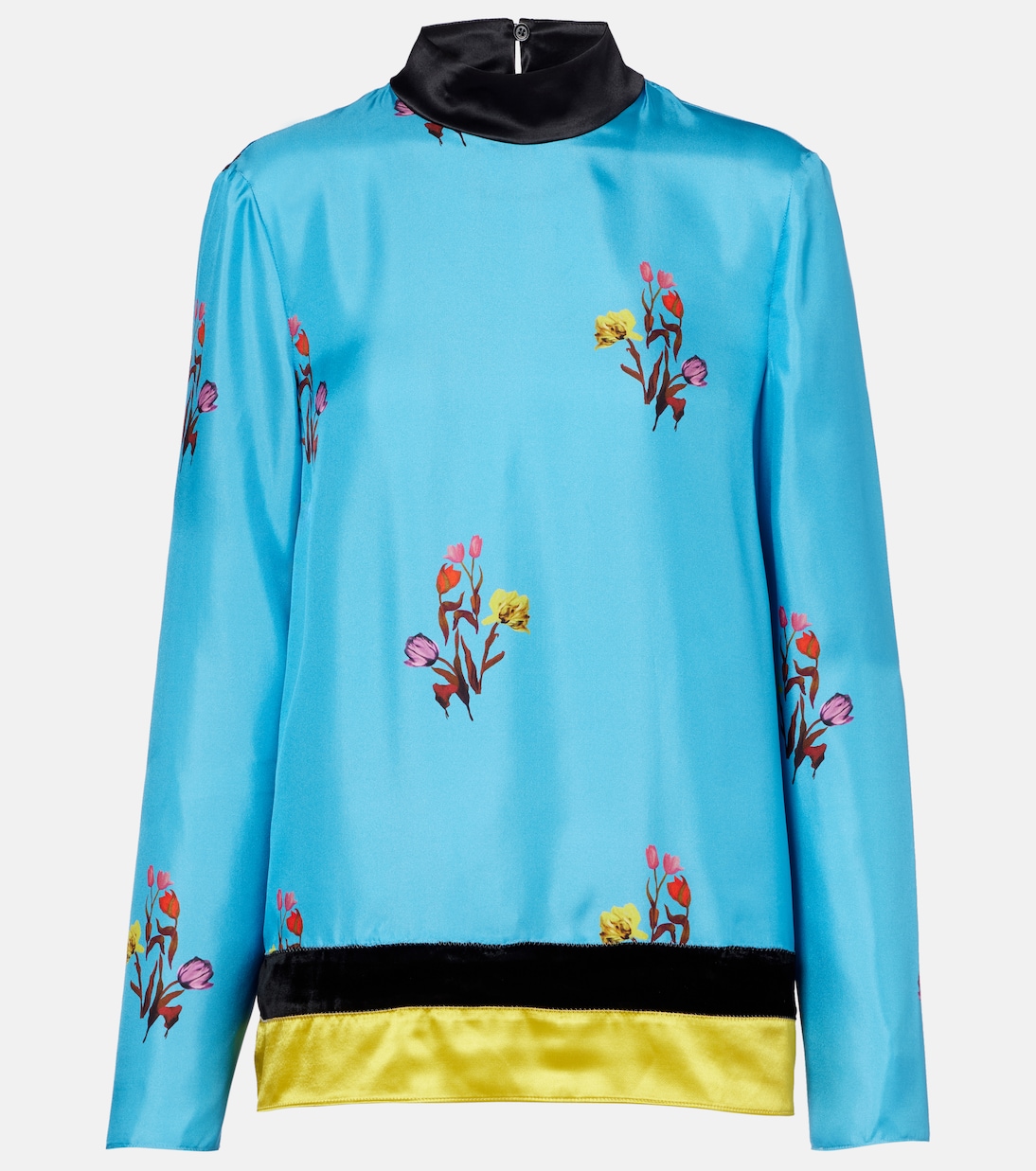 Floral silk top | Marni