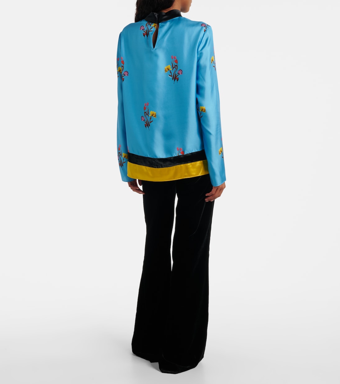 Floral silk top | Marni