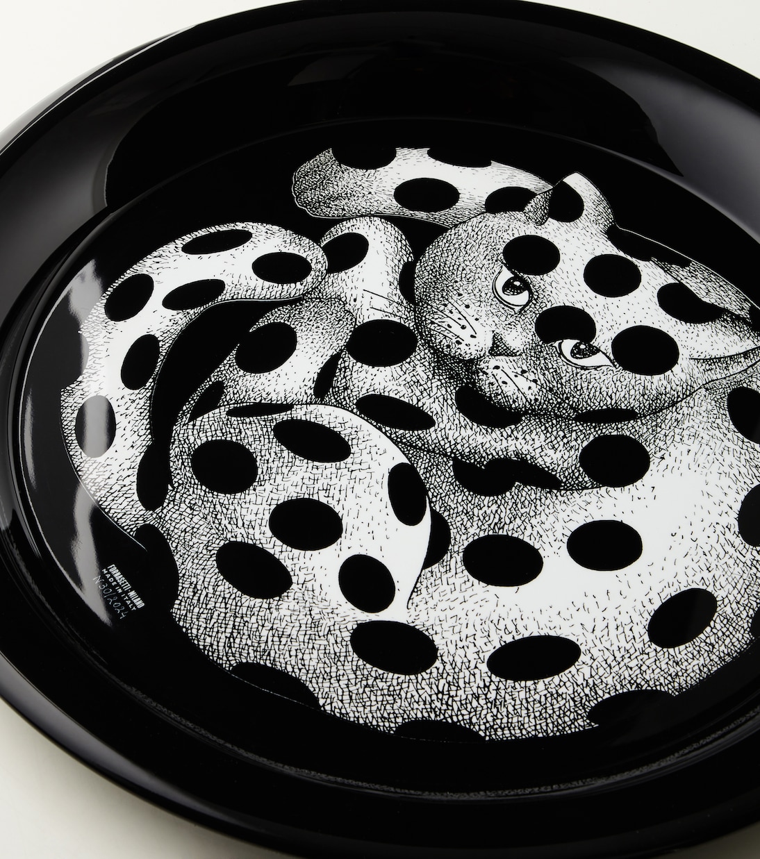 High Fidelity iron decorative tray | Fornasetti