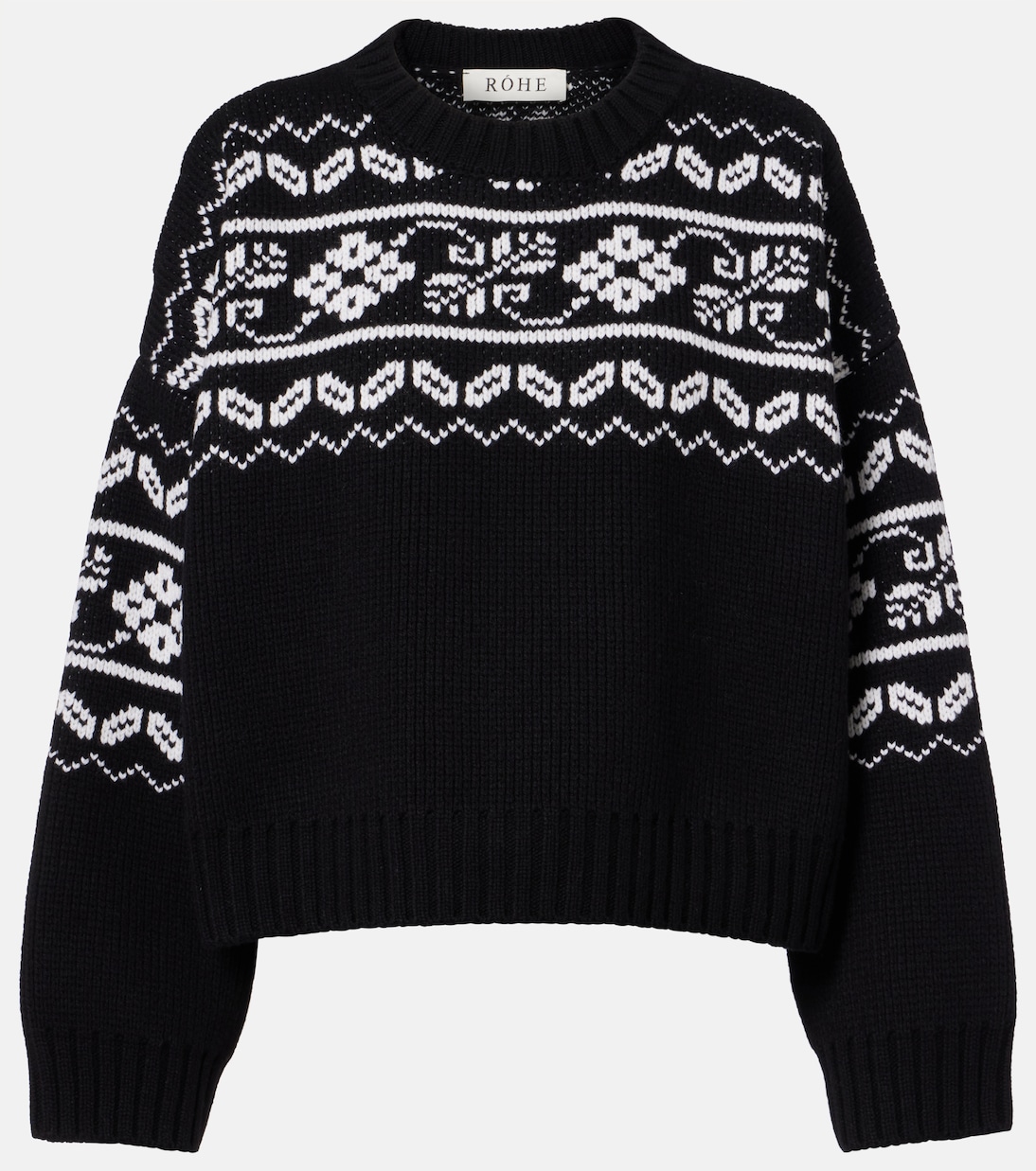 Pull Fair Isle en laine | Róhe