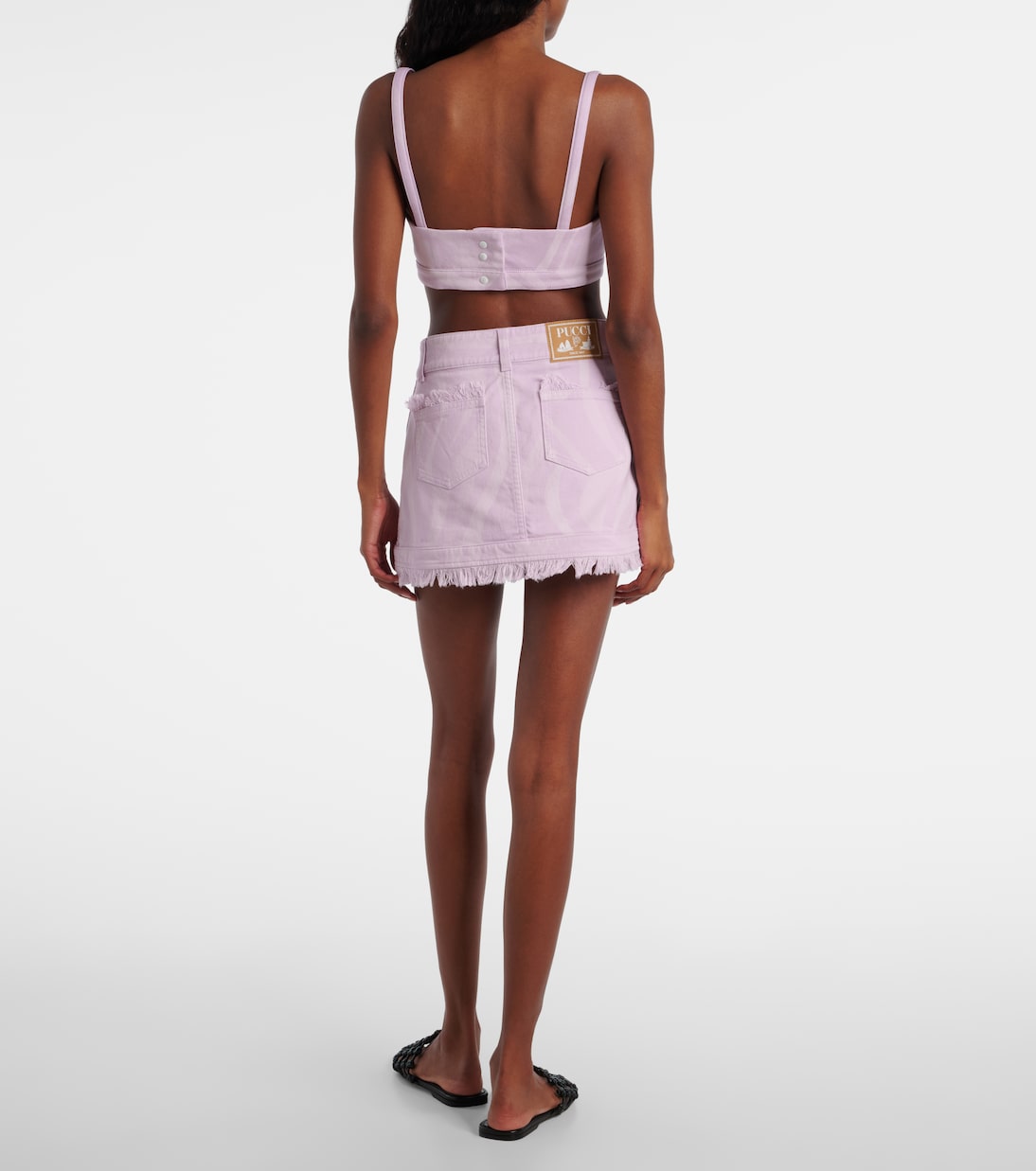 Brassière Marmo en jean | Pucci