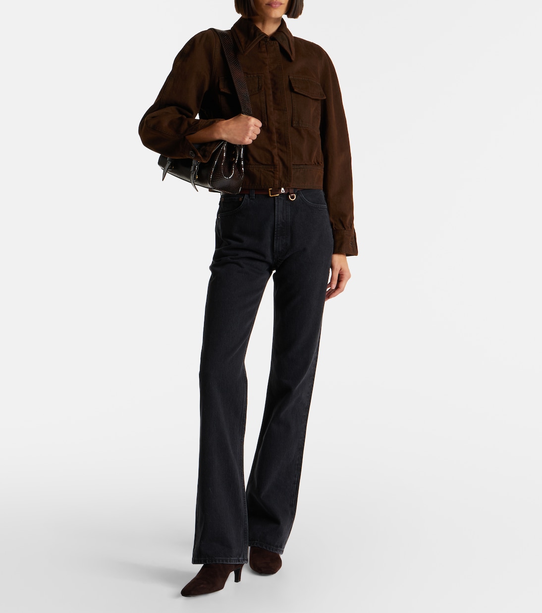 Mid-Rise Flared Jeans Leena | Agolde