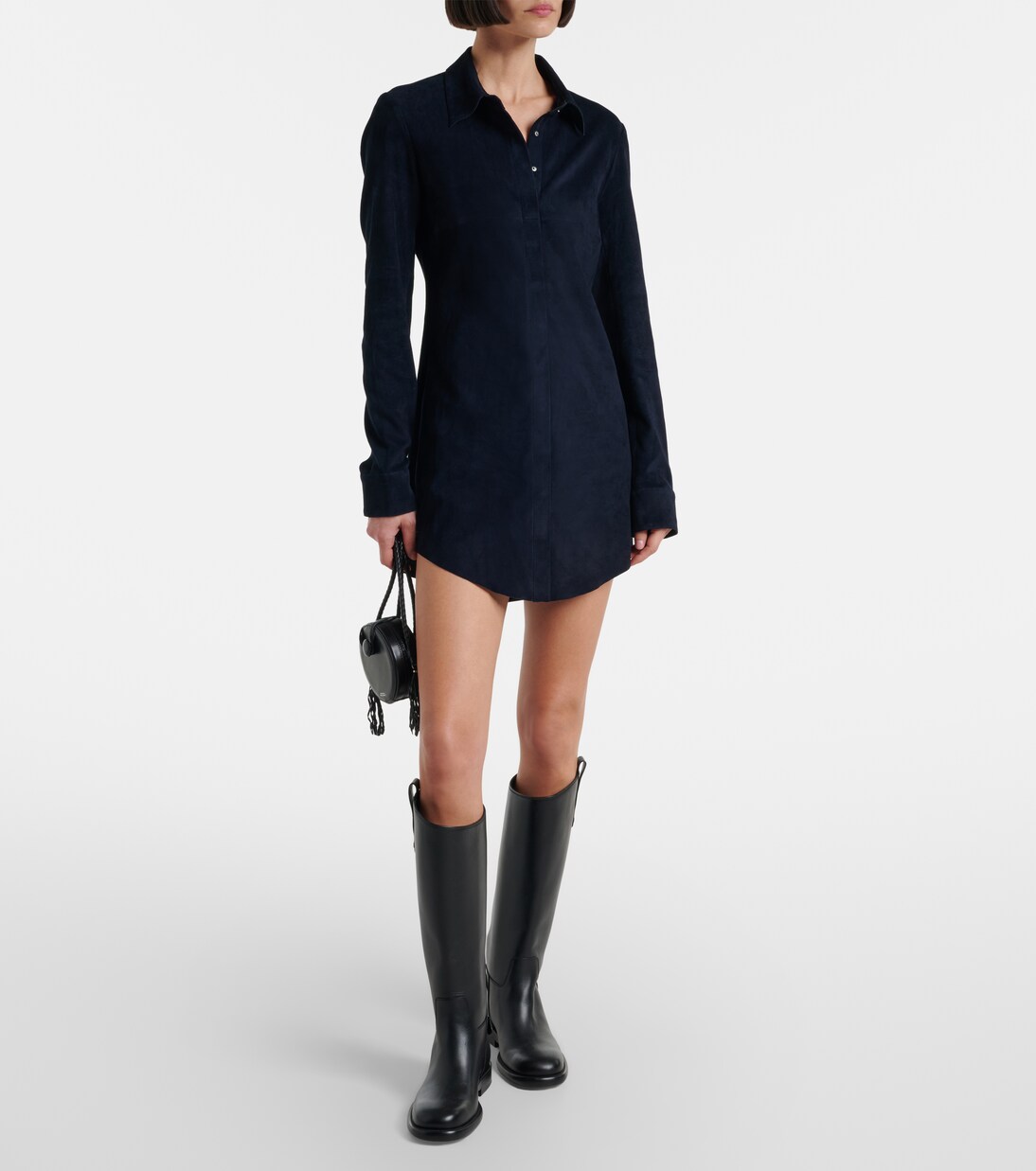 Geraldine suede shirt dress | Stouls