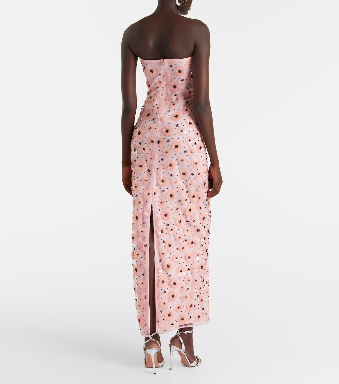 Midikleid aus Jersey mit Pailletten | Rotate