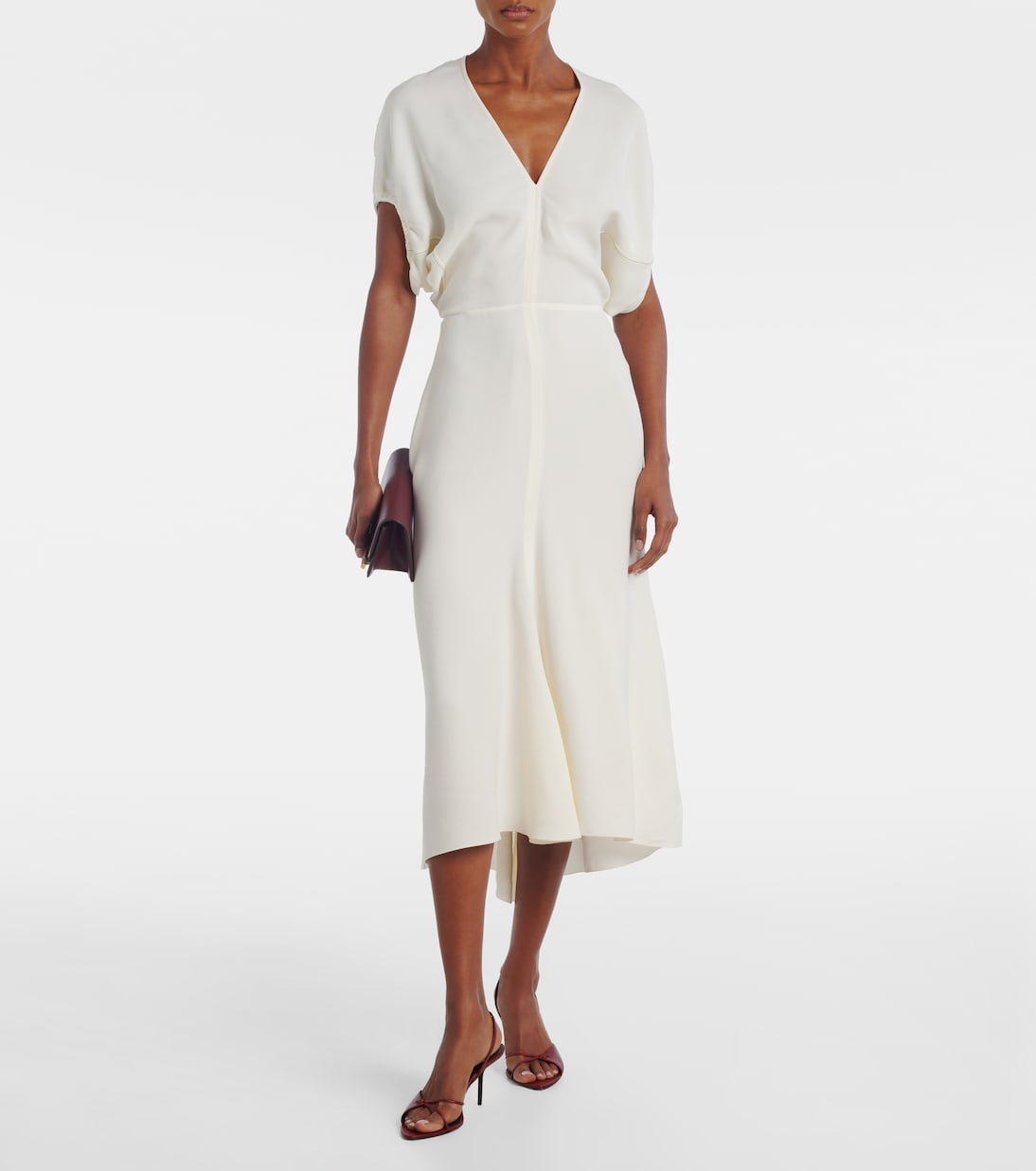 Midikleid Edith aus Satin | Victoria Beckham