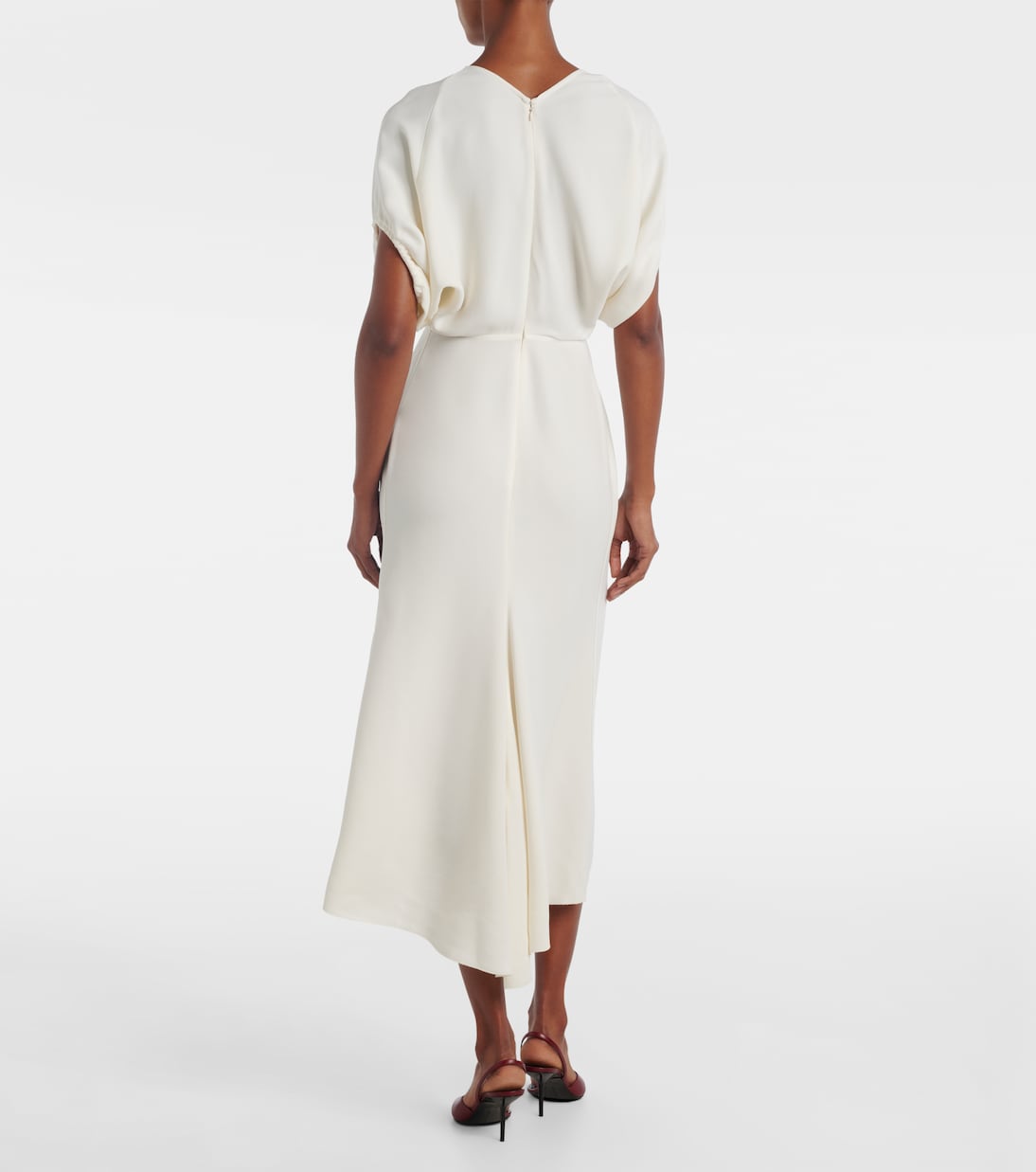 Midikleid Edith aus Satin | Victoria Beckham
