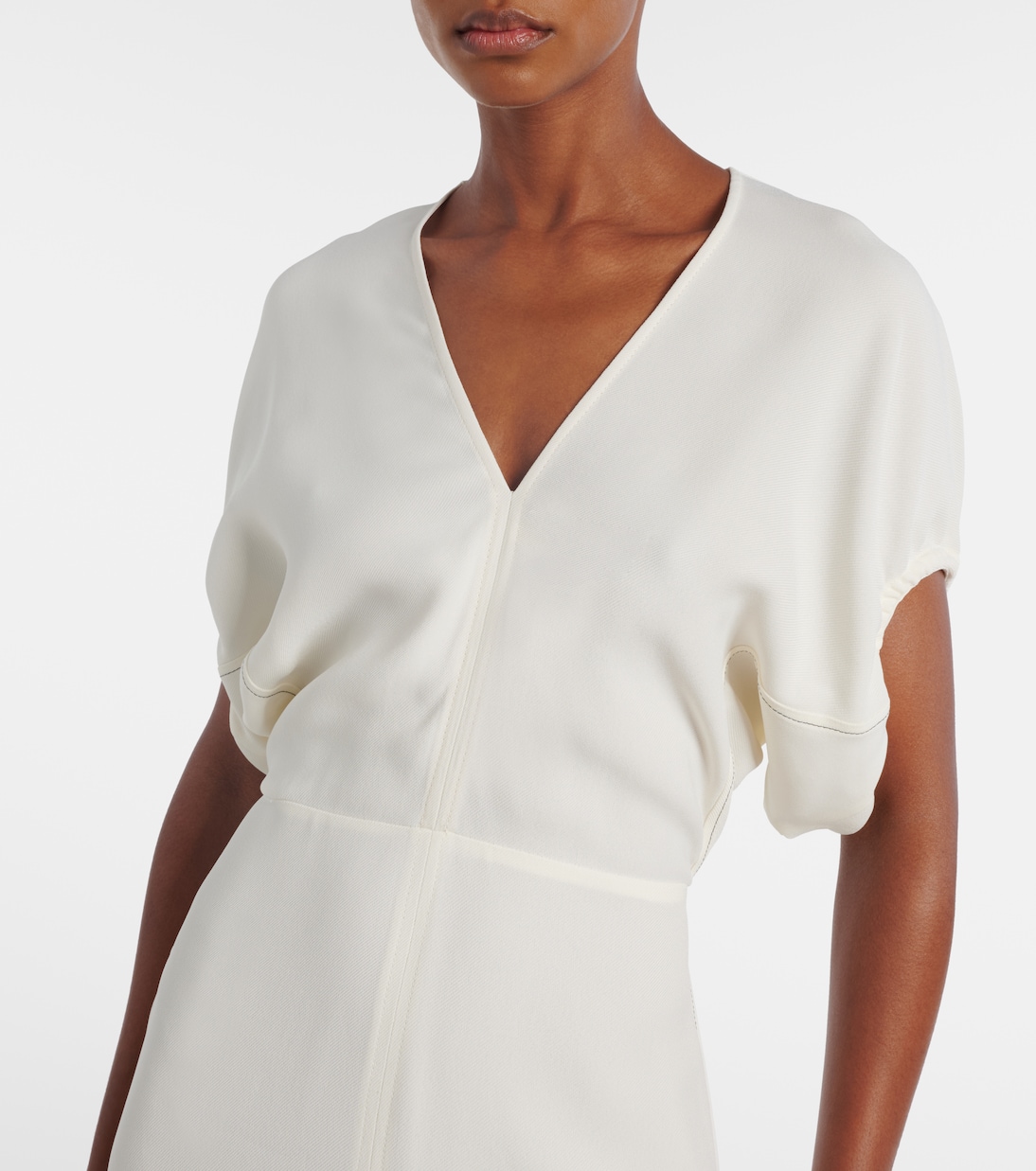 Midikleid Edith aus Satin | Victoria Beckham