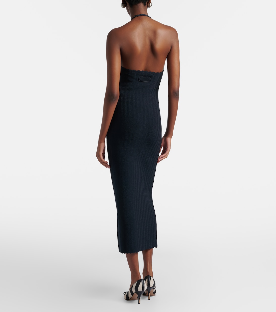 Robe midi Tablier en maille  | Jacquemus