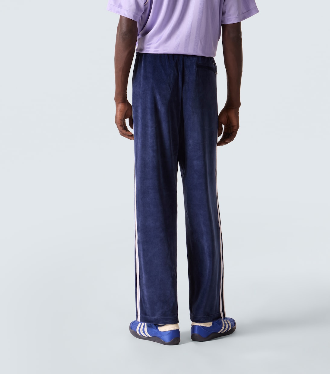 x Wales Bonner cotton-blend velvet straight pants | Adidas