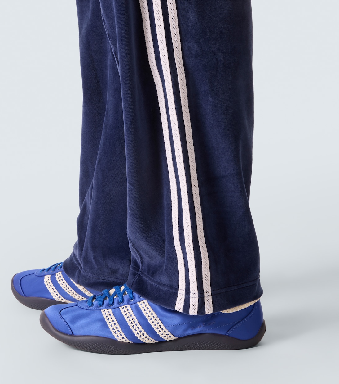x Wales Bonner cotton-blend velvet straight pants | Adidas