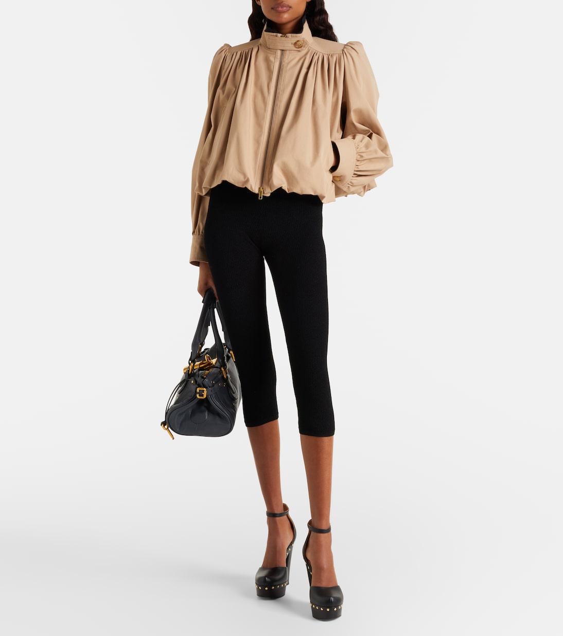 Cropped-Jacke aus Baumwoll-Canvas | Chloé