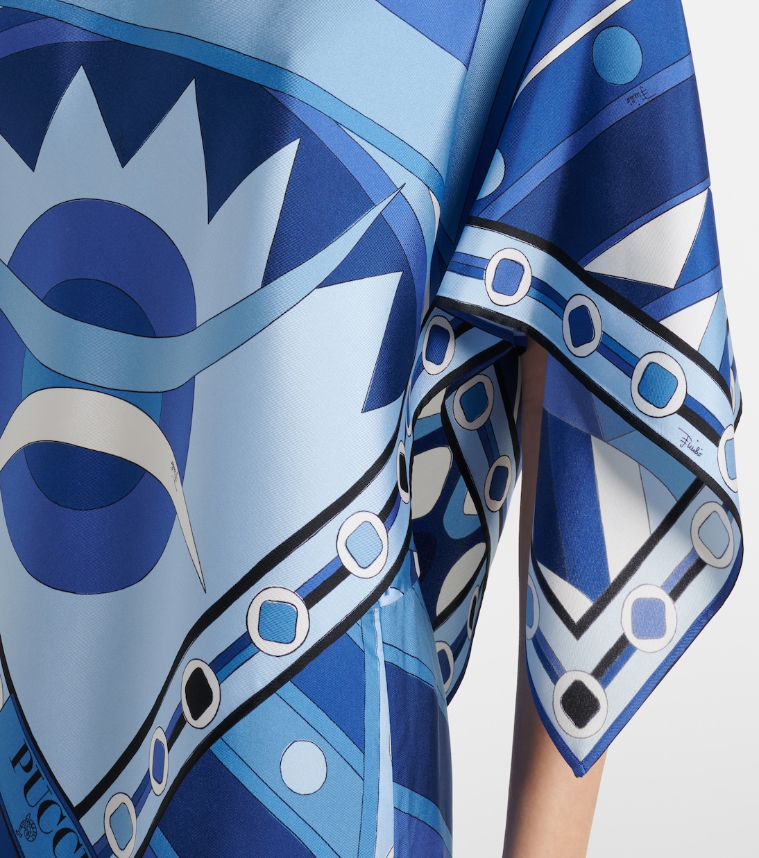 Top Vivara de satén de seda estampado | Pucci