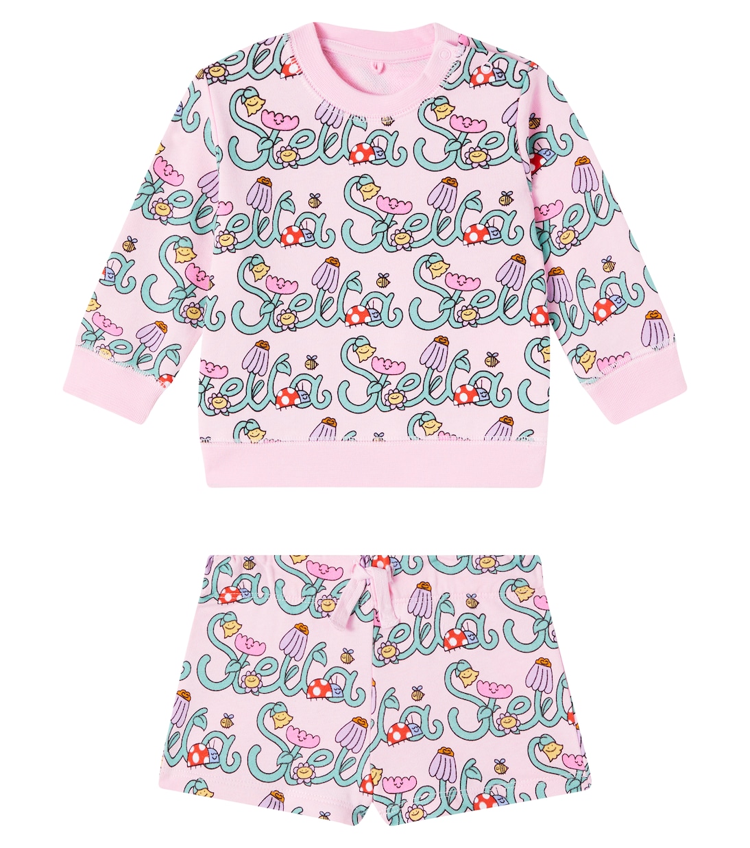 Bébé – Set sweat-shirt et short Stella Vine | Stella McCartney Kids