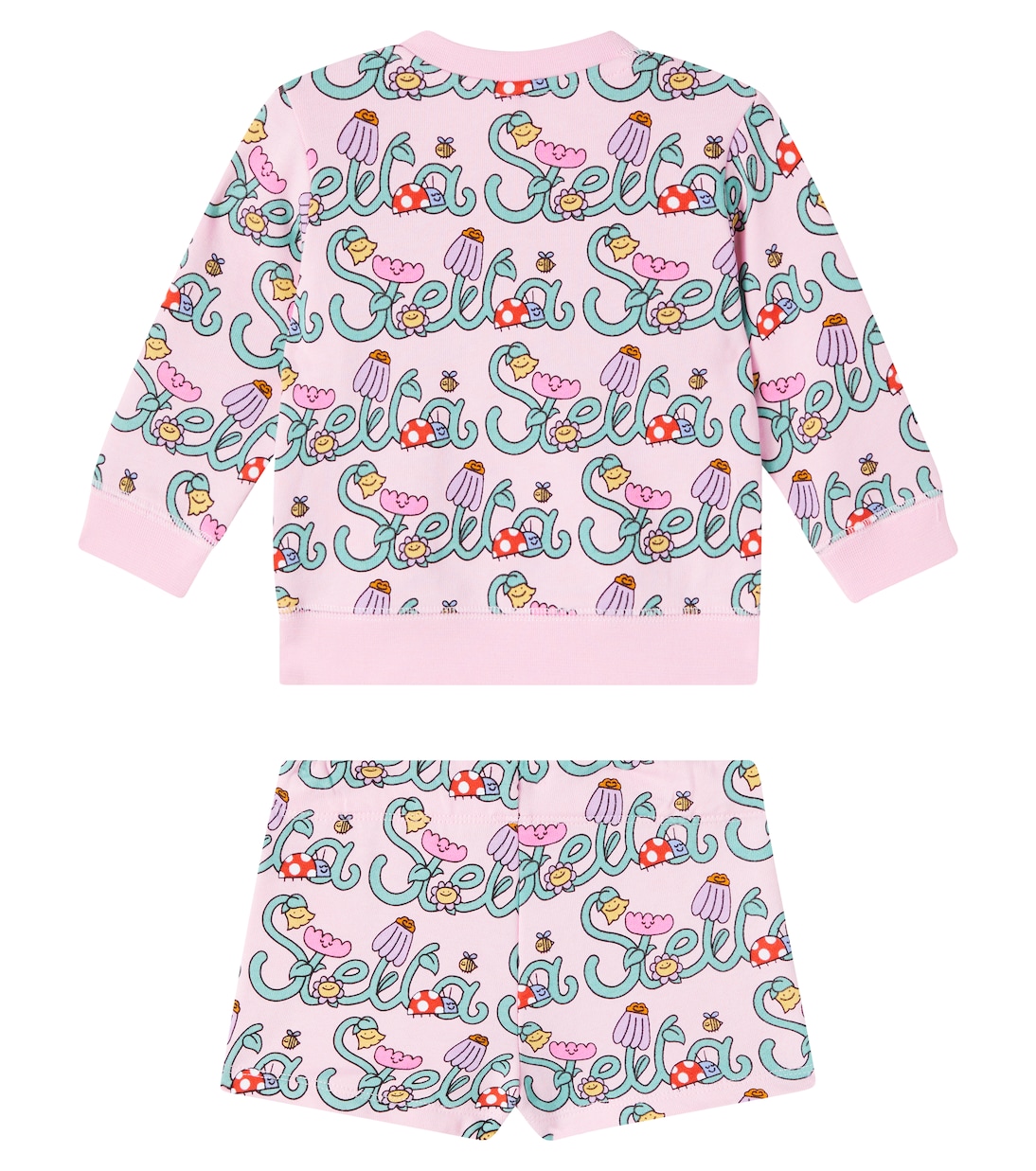 Bébé – Set sweat-shirt et short Stella Vine | Stella McCartney Kids