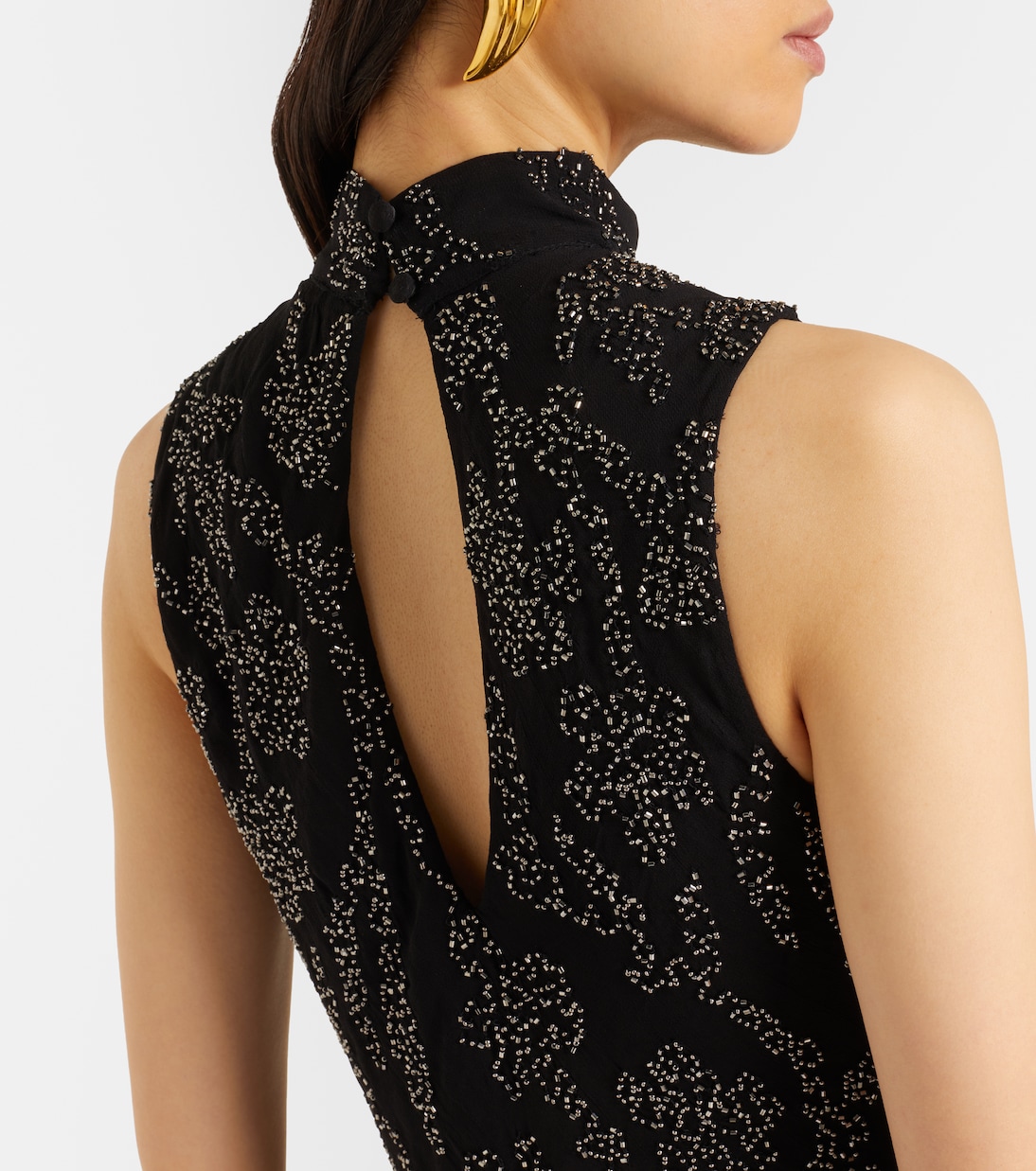 Verziertes Maxikleid Sylven aus Georgette | Veronica Beard