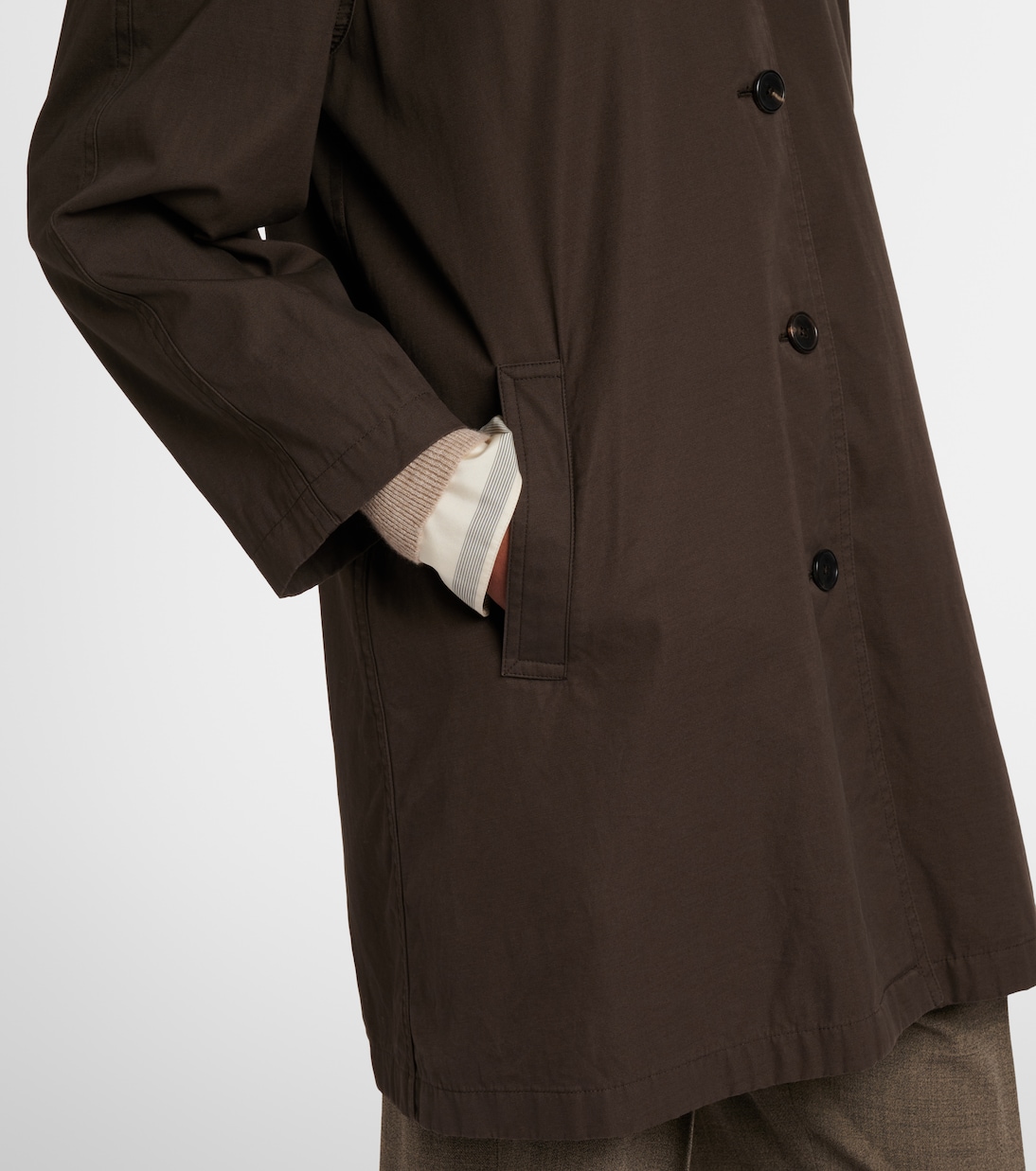 Hawkins cotton and cashmere car coat | The Row