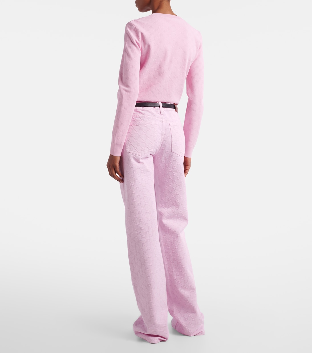 Straight Jeans GG aus Jacquard | Gucci