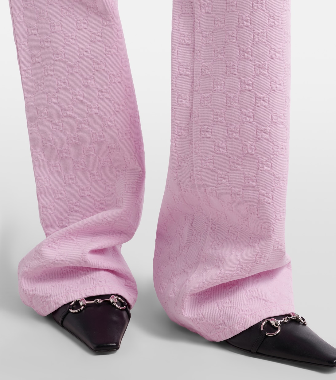 Straight Jeans GG aus Jacquard | Gucci