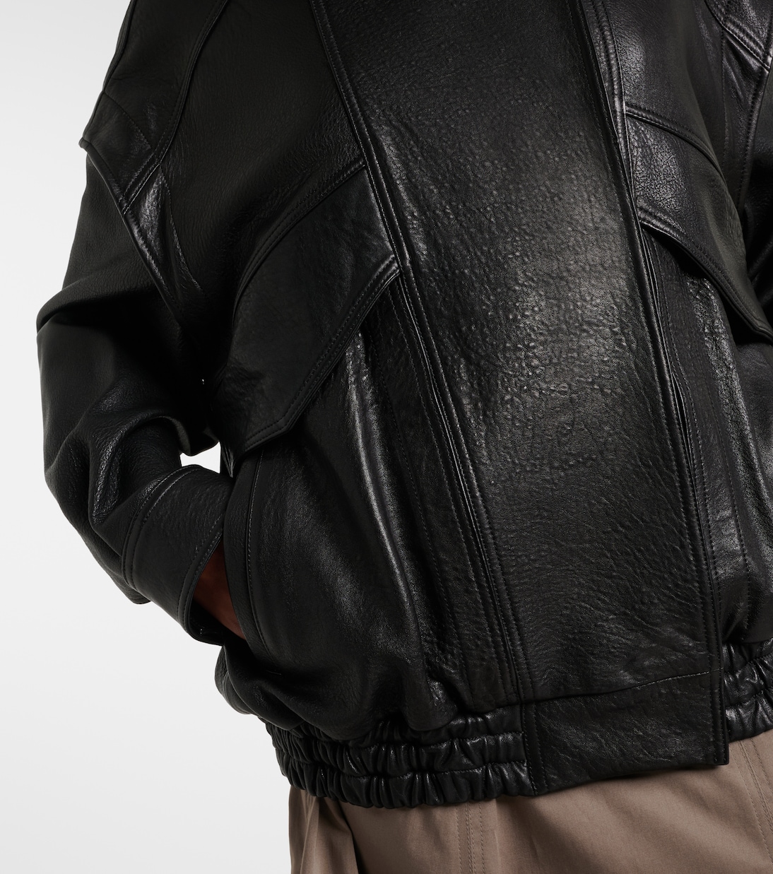 Micah leather jacket | Nour Hammour