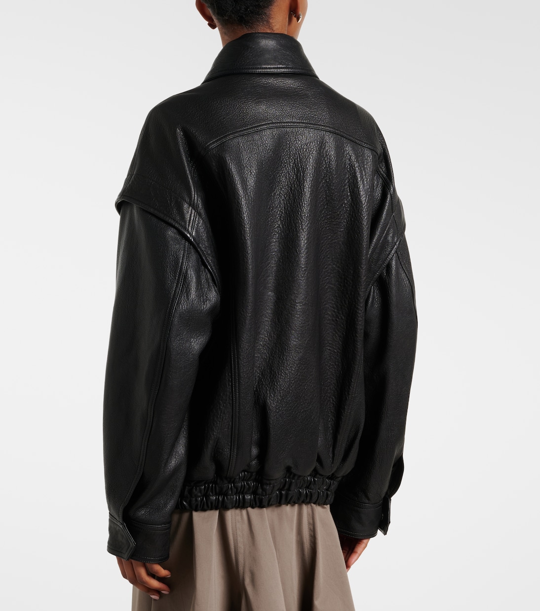 Micah leather jacket | Nour Hammour