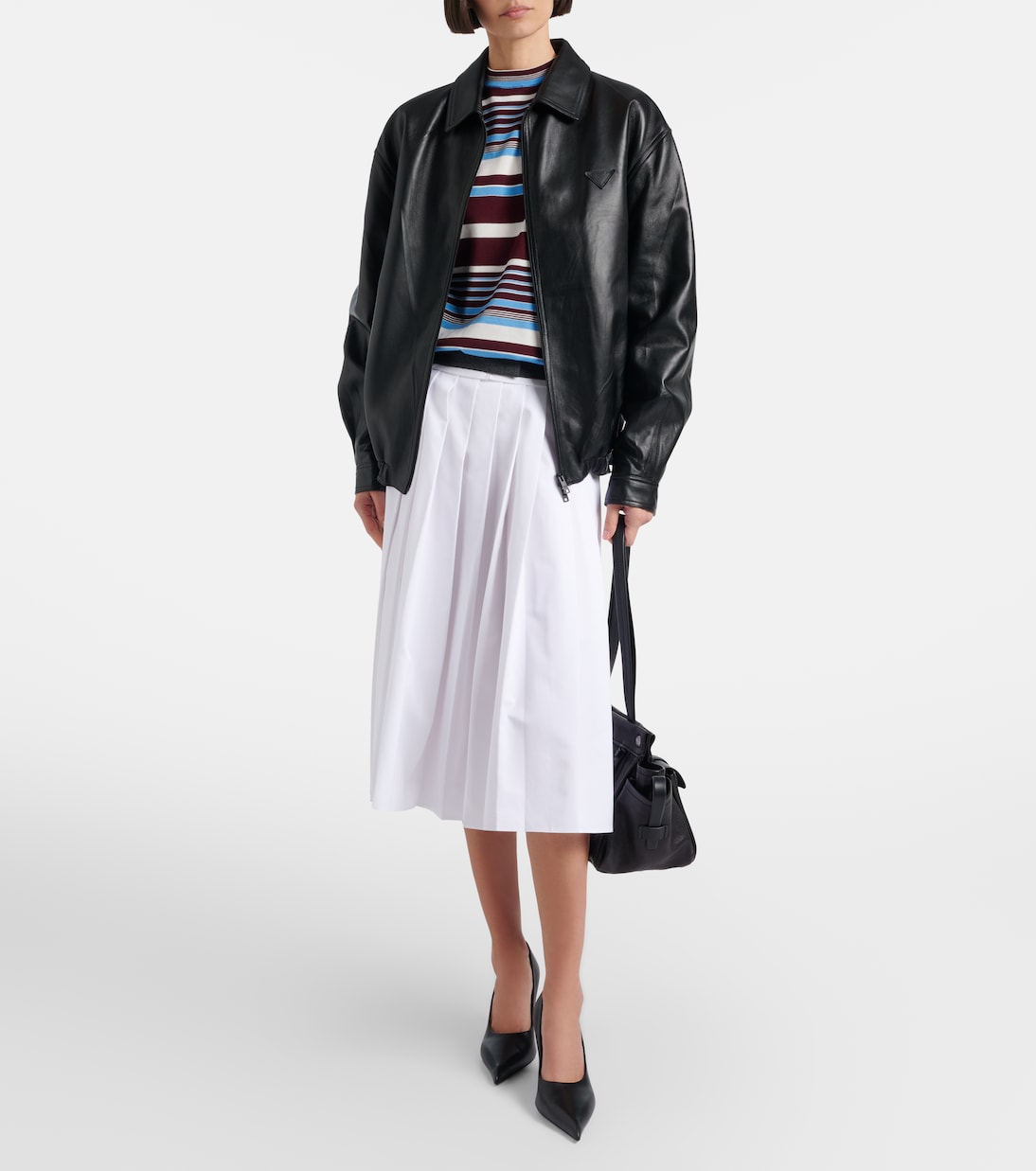 Blouson aus Leder | Prada