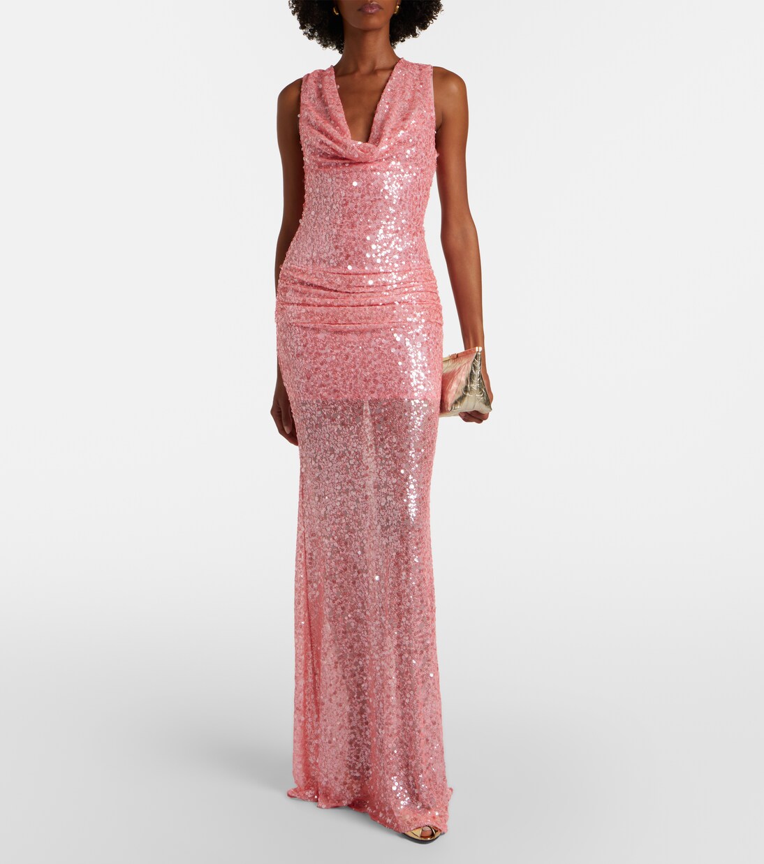 Sequined draped gown | David Koma