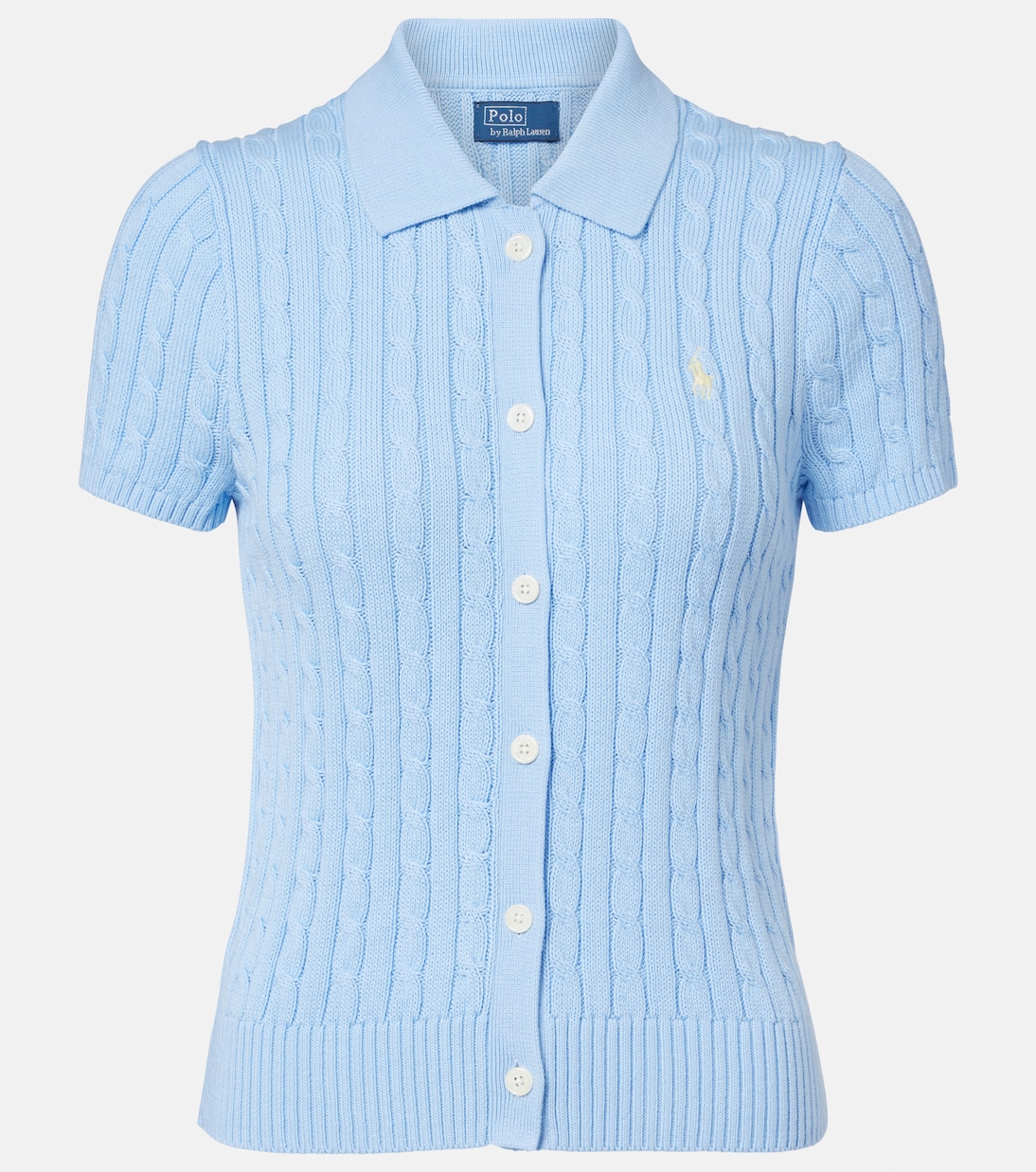 Cable-knit cotton cardigan | Polo Ralph Lauren