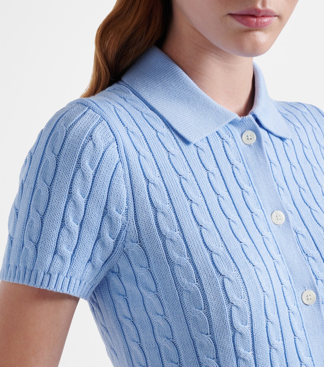 Cable-knit cotton cardigan | Polo Ralph Lauren