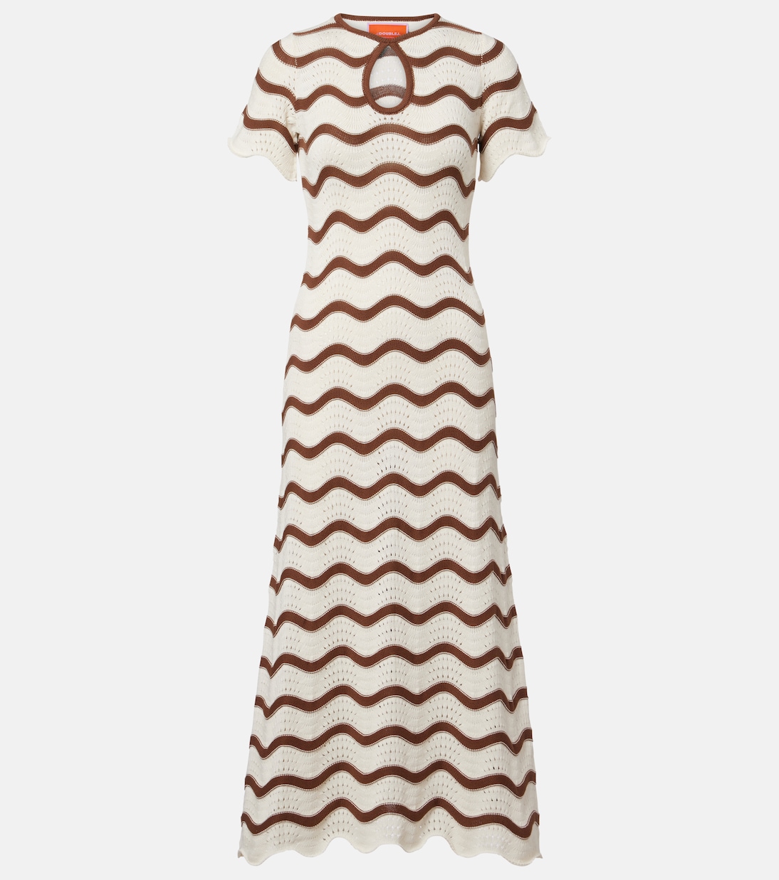 Swing crochet cotton midi dress | La DoubleJ