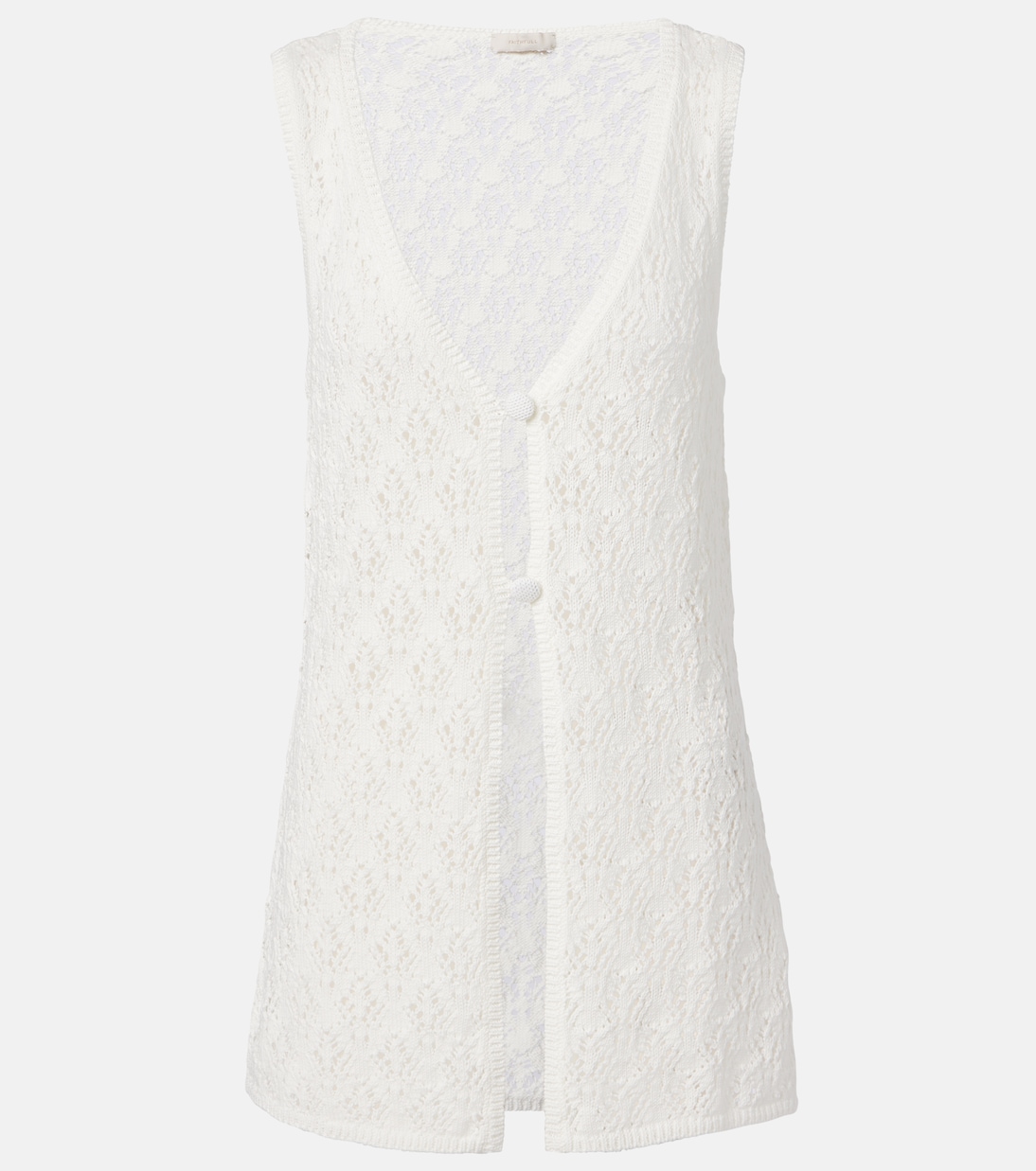 Fio pointelle cotton vest | Faithfull