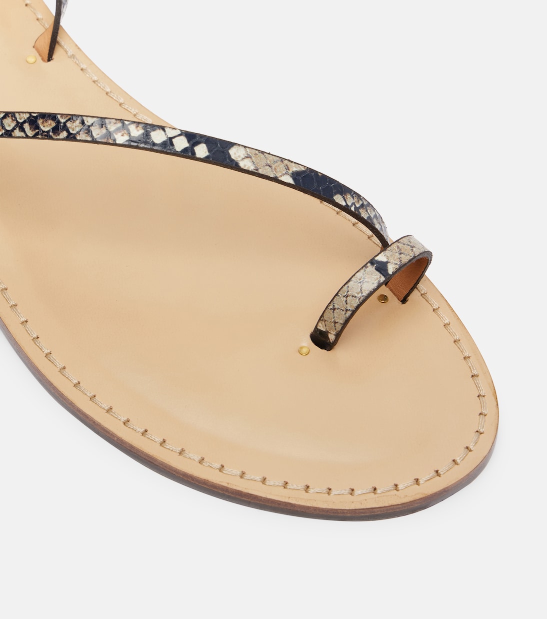 Sandalias Kalahari de piel grabada | Amanu
