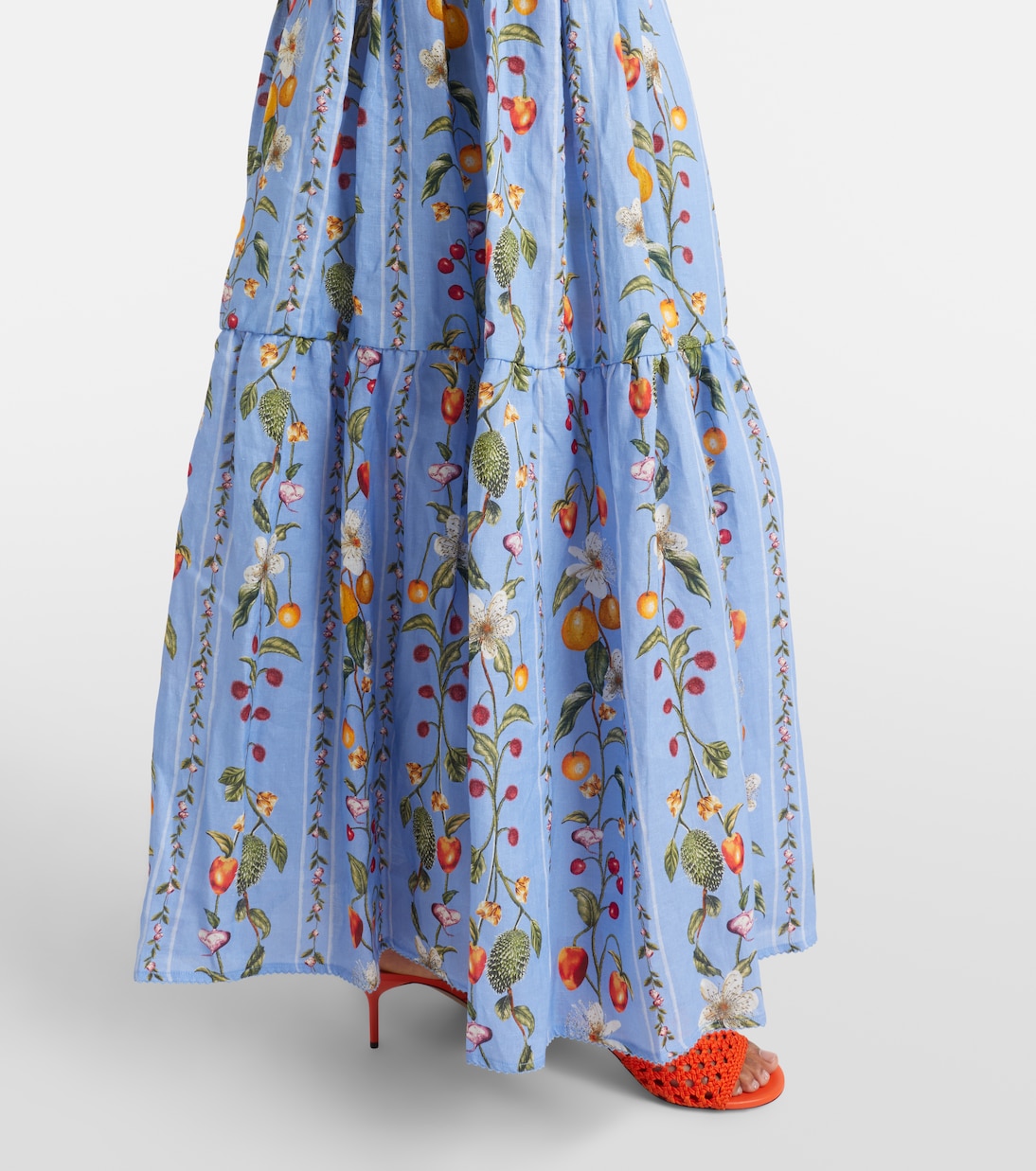 Lima printed linen maxi dress | Agua by Agua Bendita