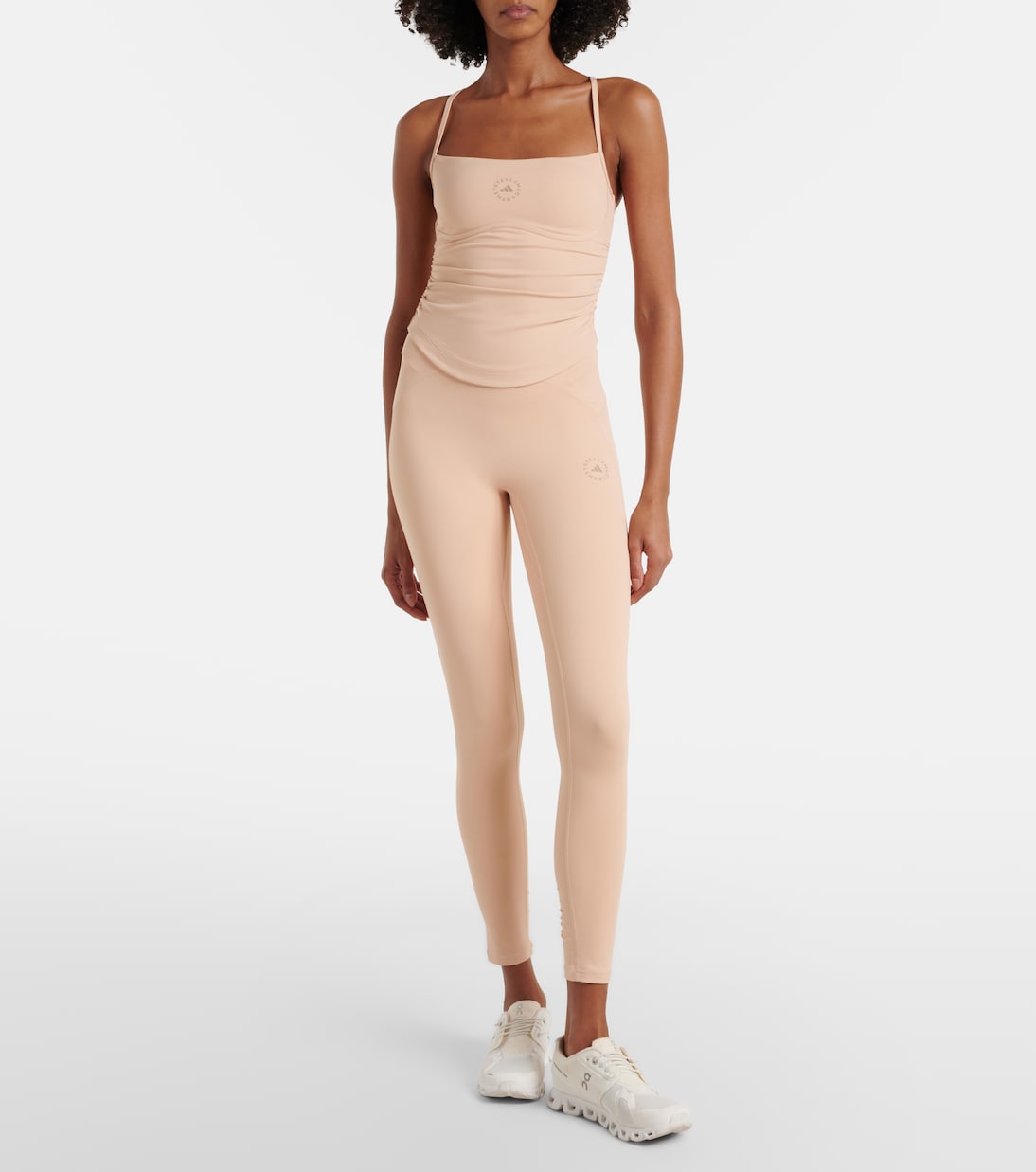 Logo ruched tank top | Adidas by Stella McCartney