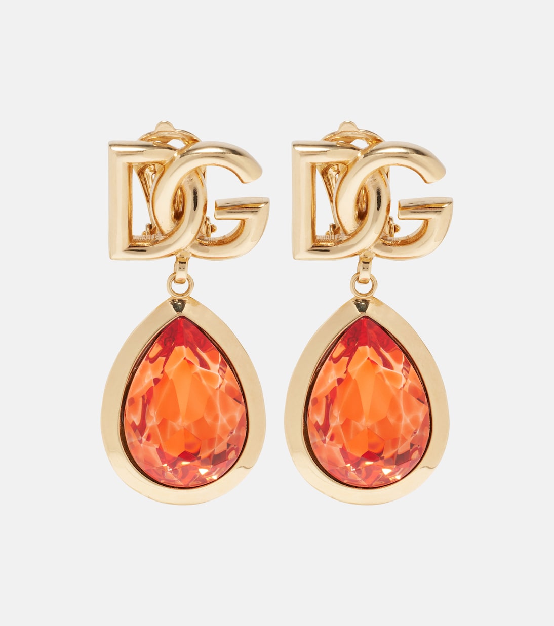 DG embellished clip-on earrings | Dolce&Gabbana