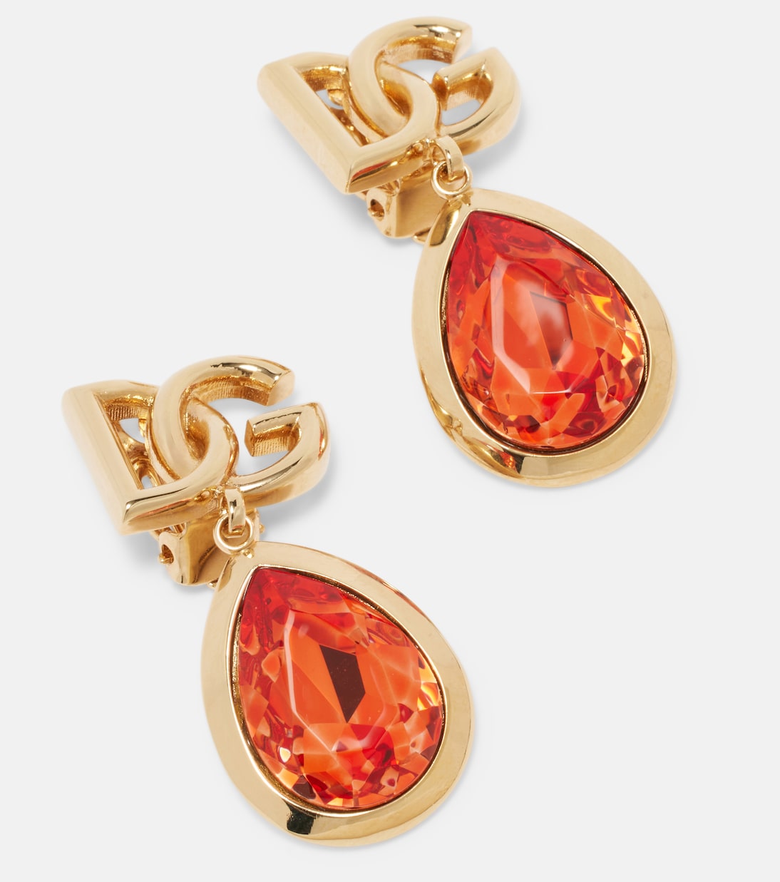 DG embellished clip-on earrings | Dolce&Gabbana