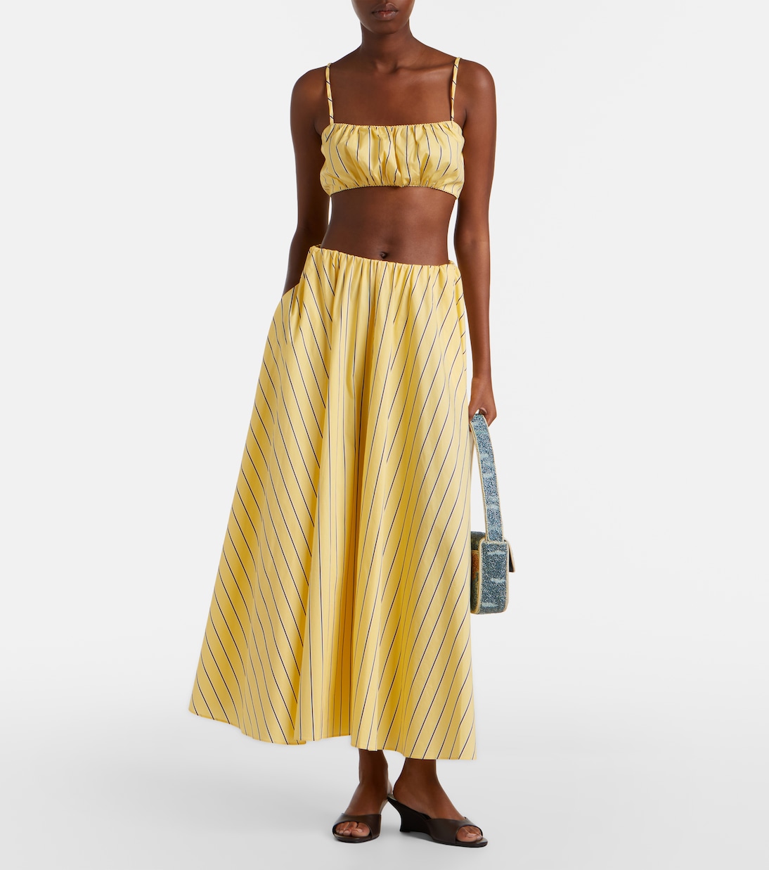Tommy beaded shoulder bag | Staud