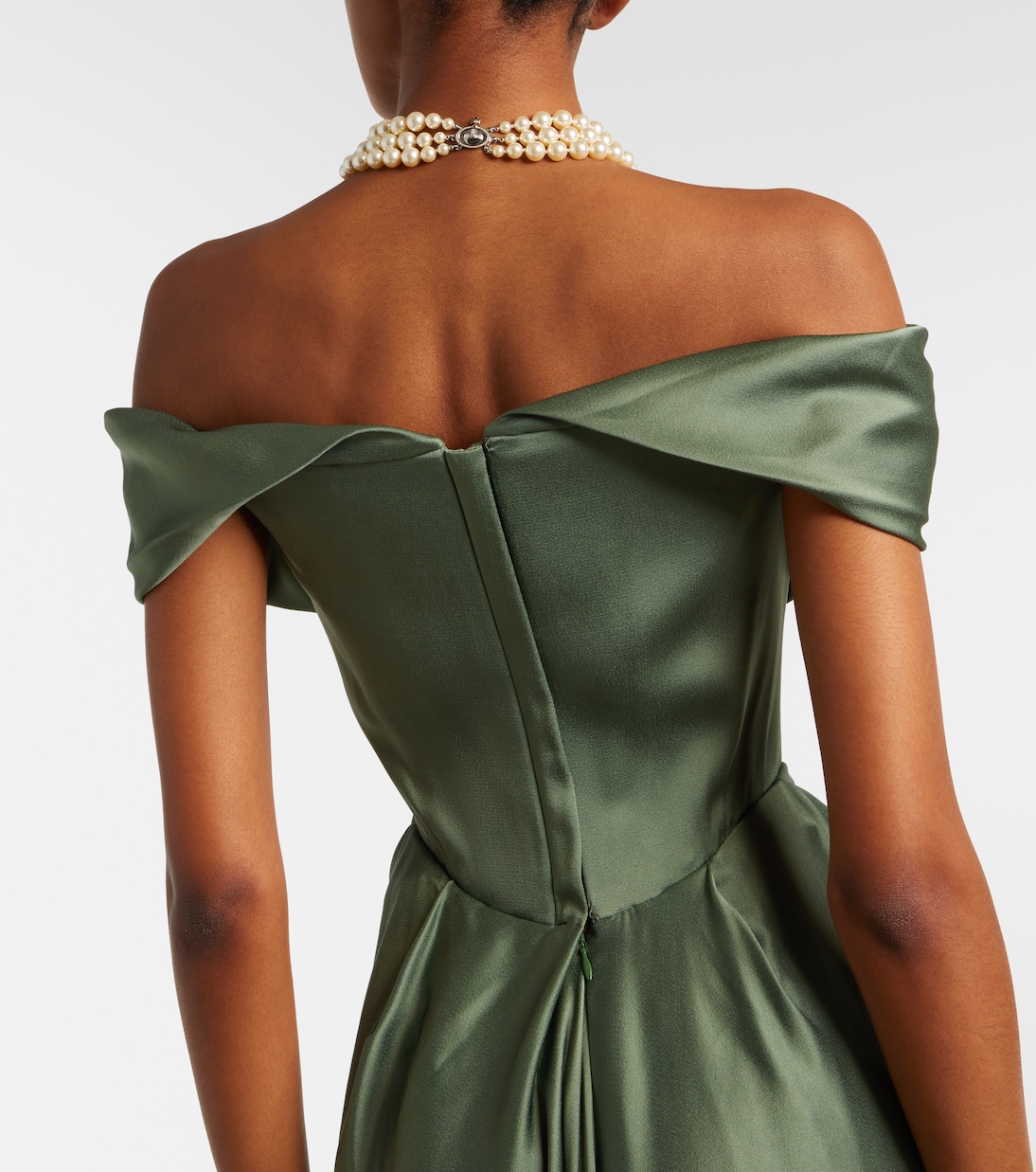 Nova Cocotte draped satin bustier gown | Vivienne Westwood