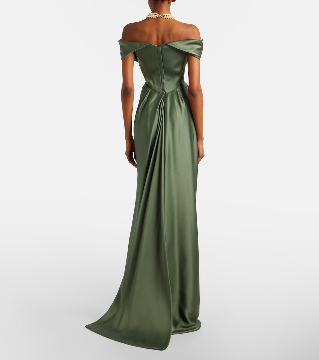 Nova Cocotte draped satin bustier gown | Vivienne Westwood