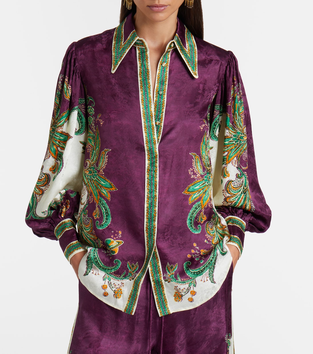 Ruthie printed shirt | Alémais