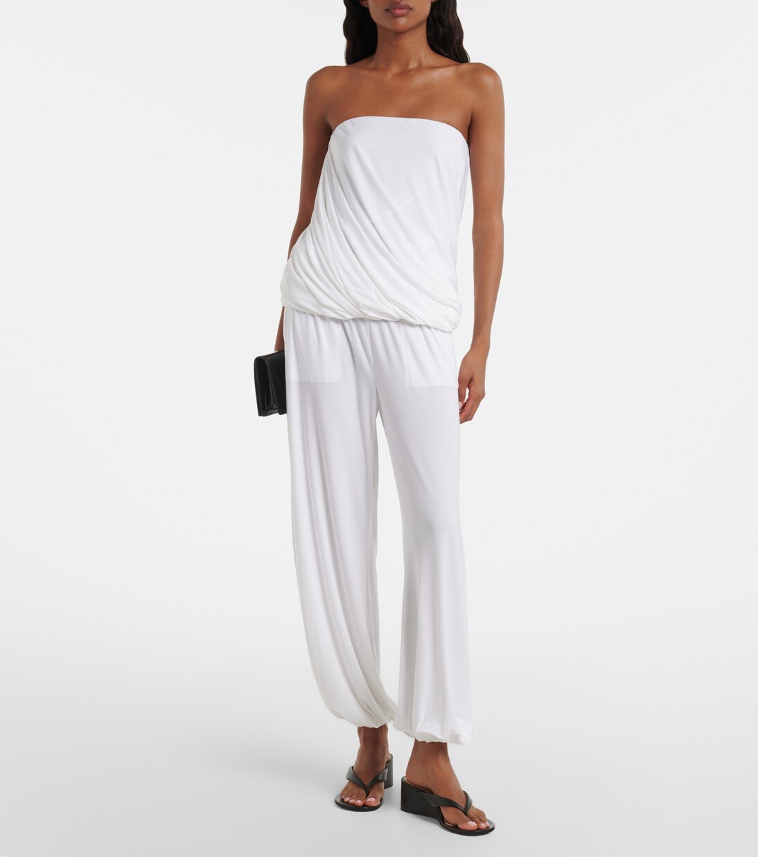 Pantalon de survêtement Puff en jersey | Norma Kamali