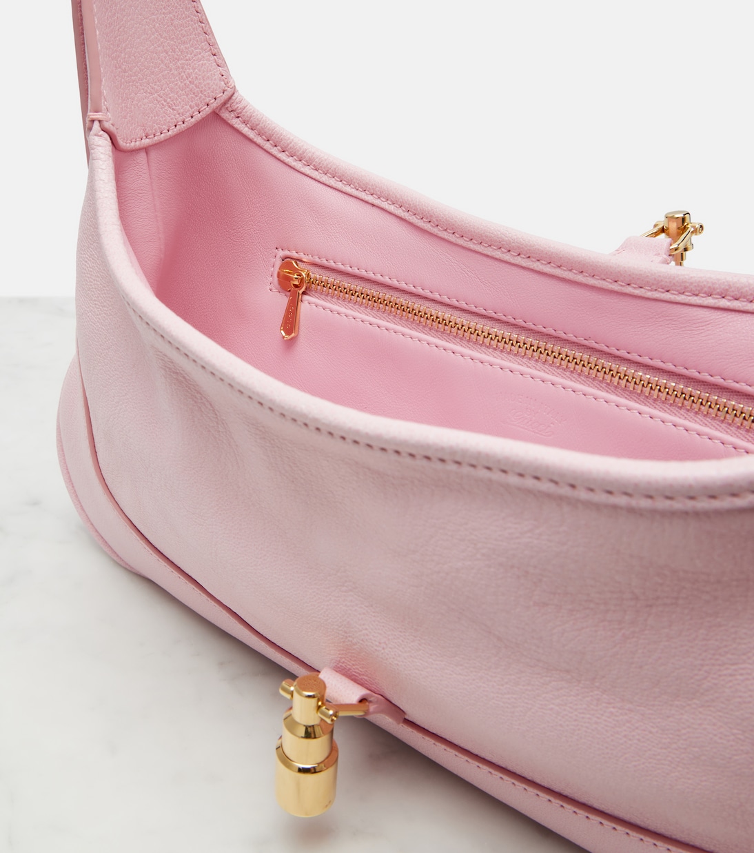 Jackie Slim Medium leather shoulder bag | Gucci