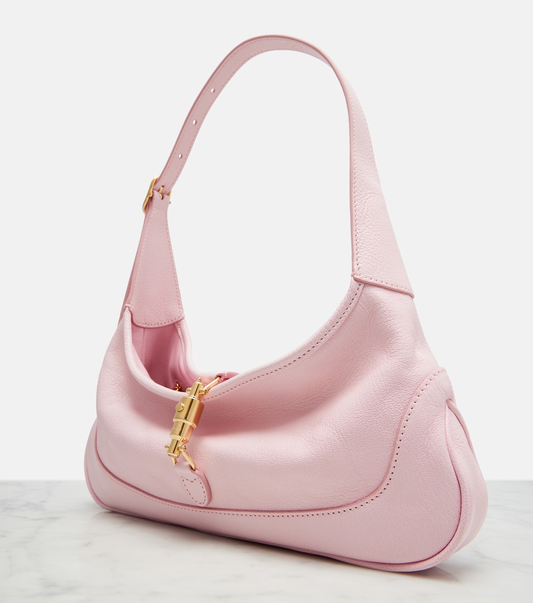 Jackie Slim Medium leather shoulder bag | Gucci