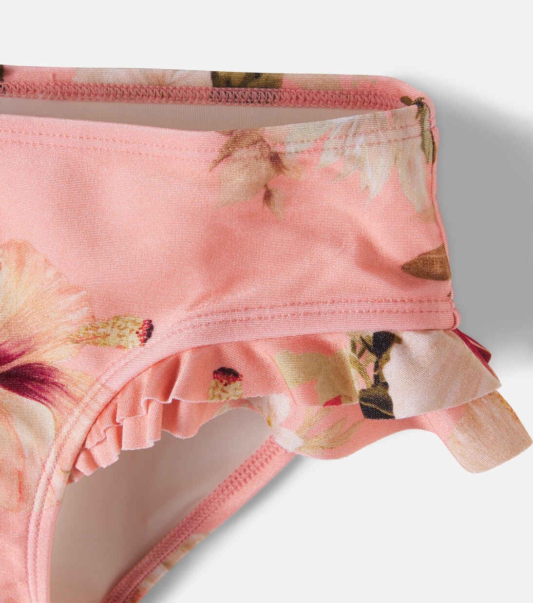 Floral ruffled bikini bottoms | Zimmermann Kids