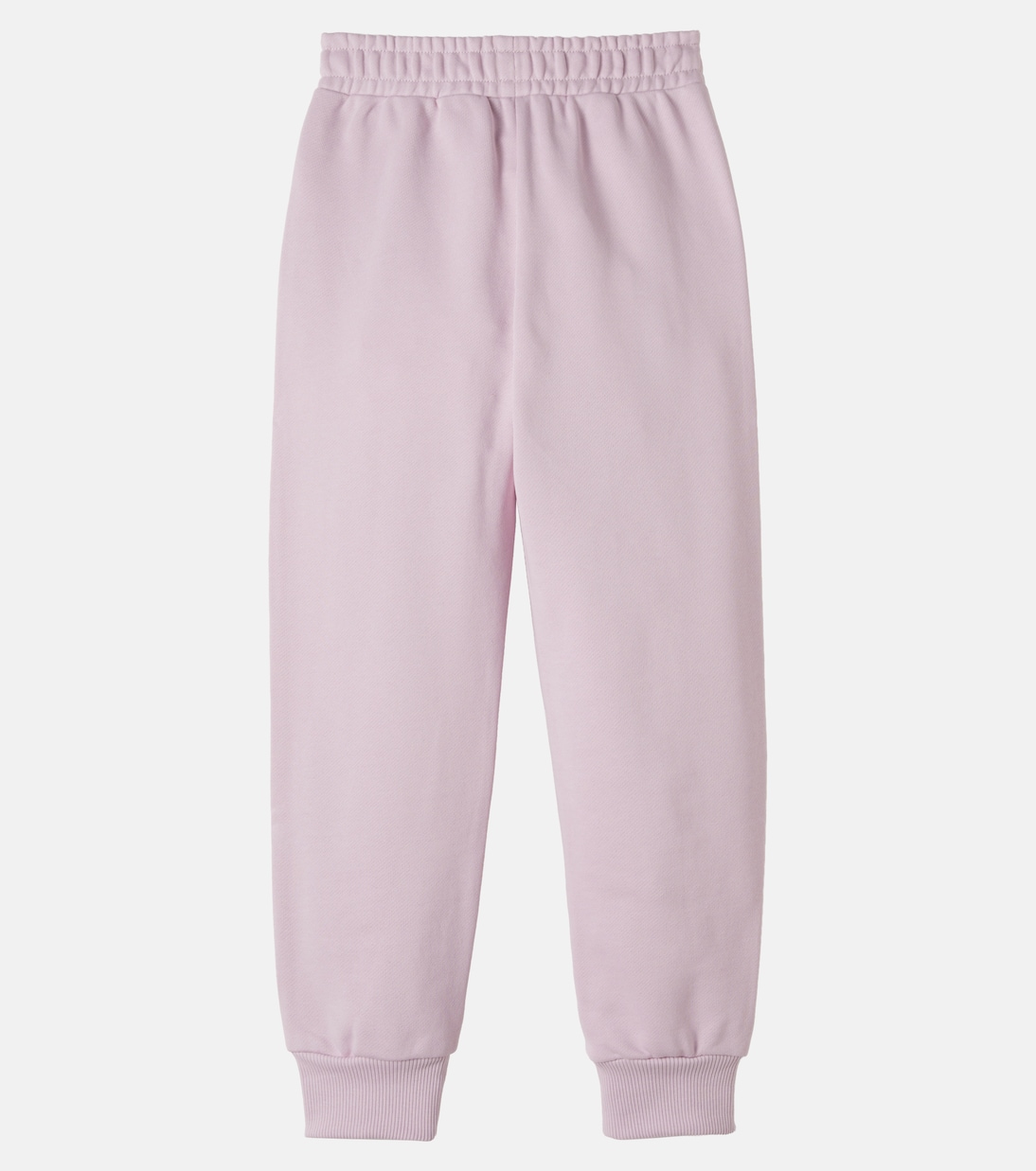 Logo embroidered cotton jersey sweatpants | Versace Kids