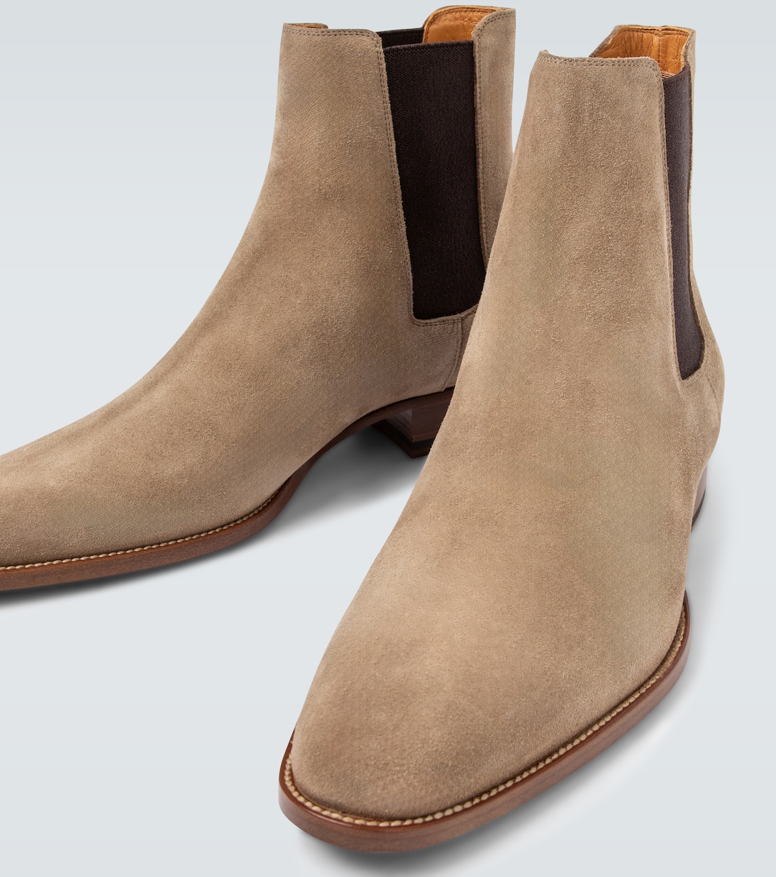 Wyatt suede Chelsea boots | Saint Laurent