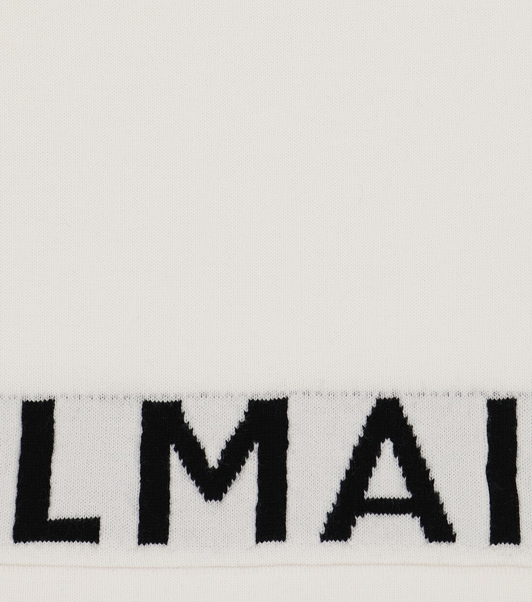 Logo virgin wool sweater | Balmain Kids