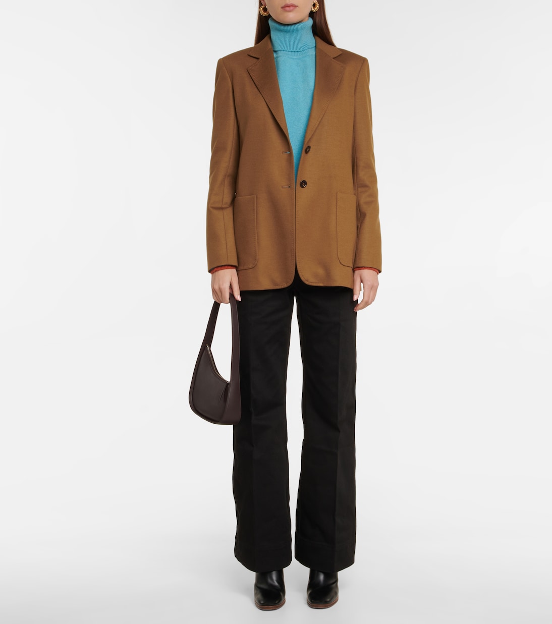 Jean ample à taille haute en coton | Victoria Beckham