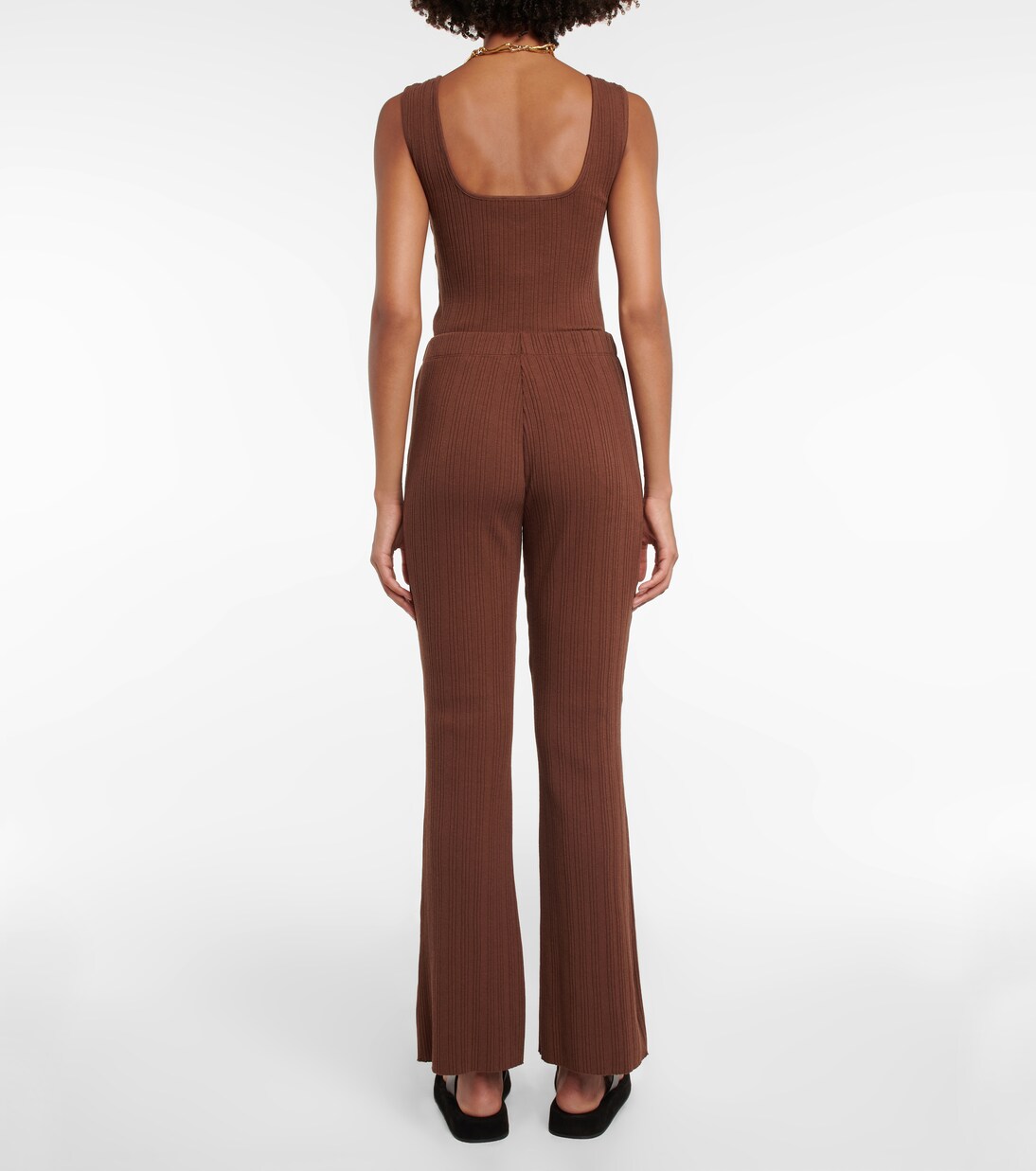 Schlaghose aus Rippstrick | Vince