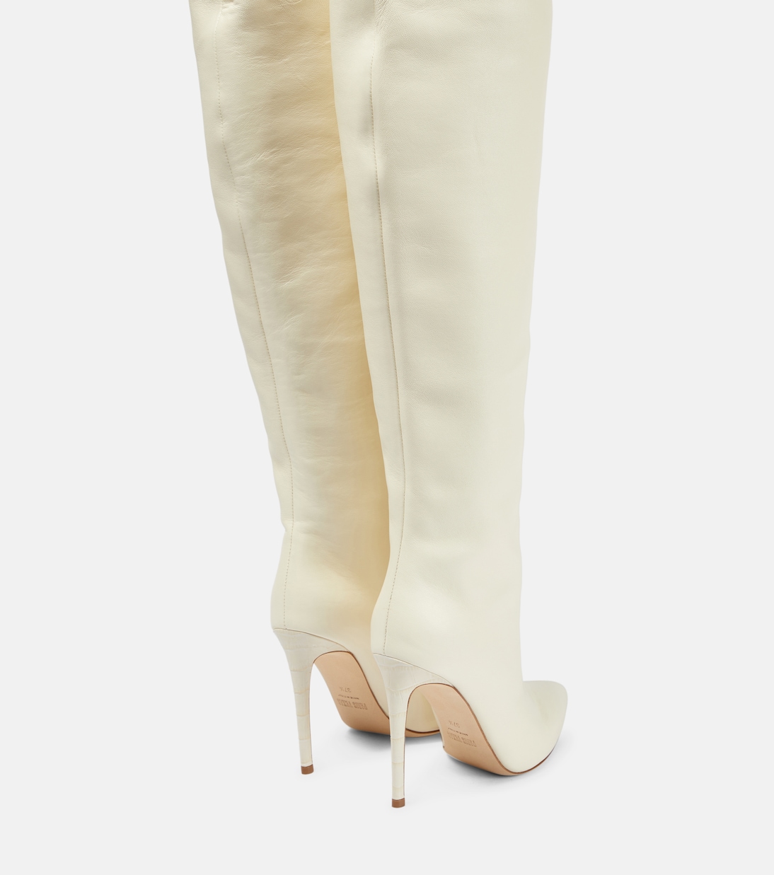 Leather over-the-knee boots | Paris Texas