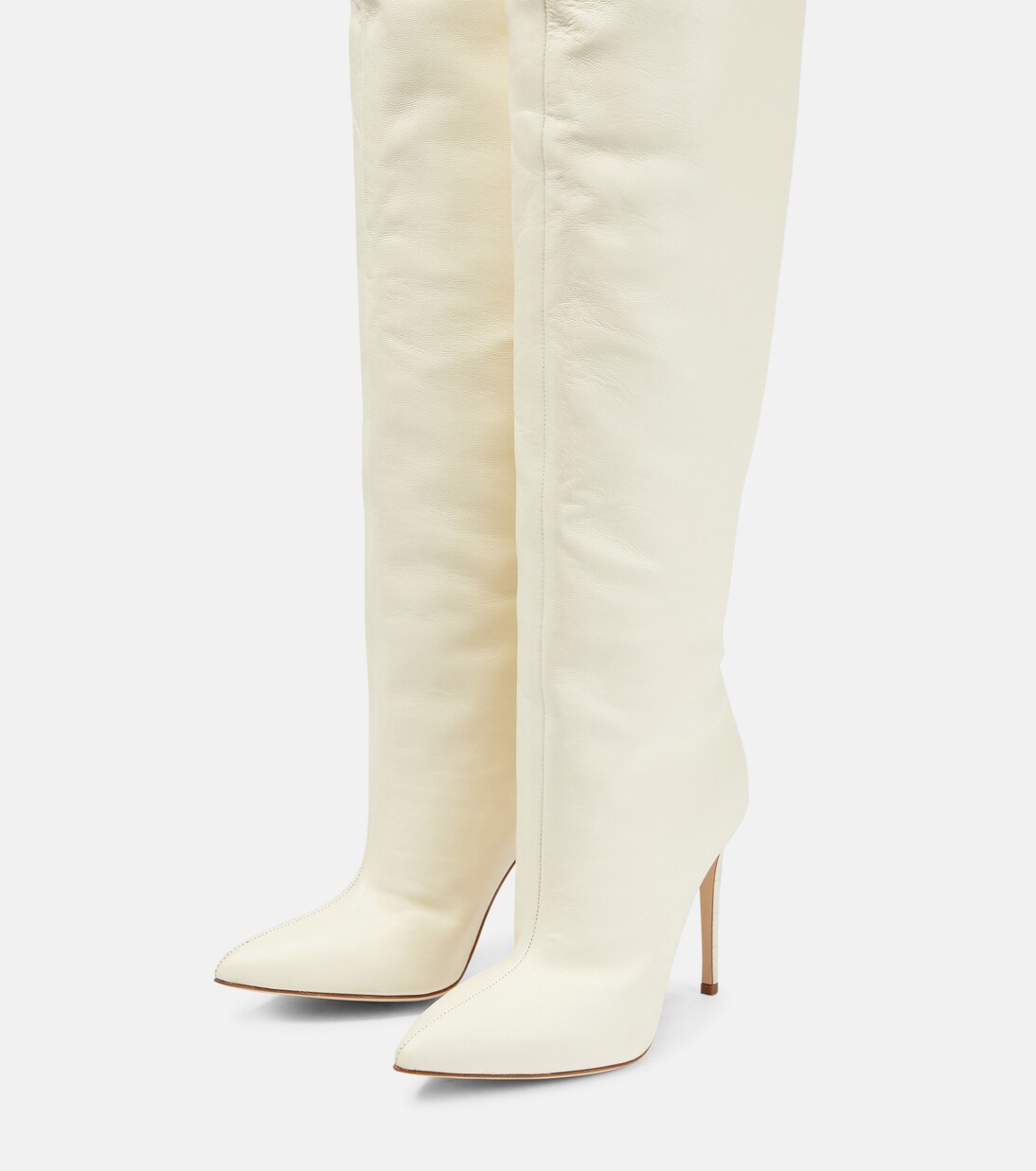 Leather over-the-knee boots | Paris Texas